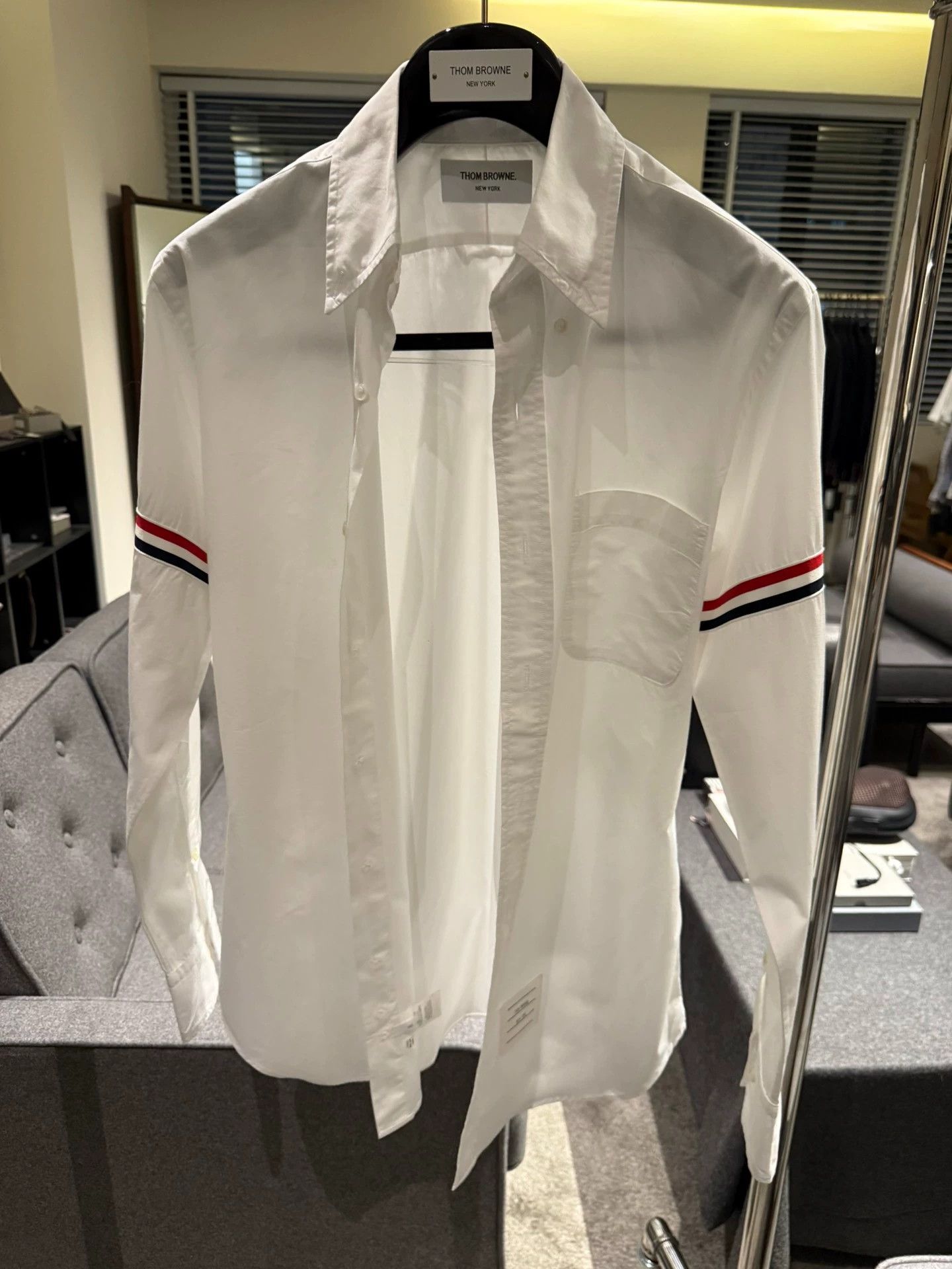 Thom Browne Thom Browne Double Cuff Poplin Shirt Size 0 New Size US XS / EU 42 / 0 - 1 Thumbnail