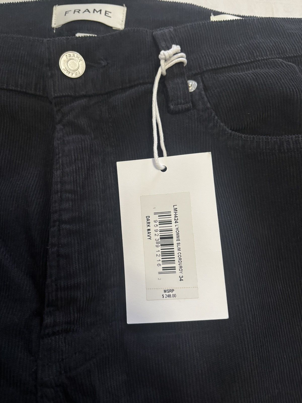 Frame Frame L'HOMME SLIM CORDUROY Size US 34 / EU 50 - 3 Thumbnail
