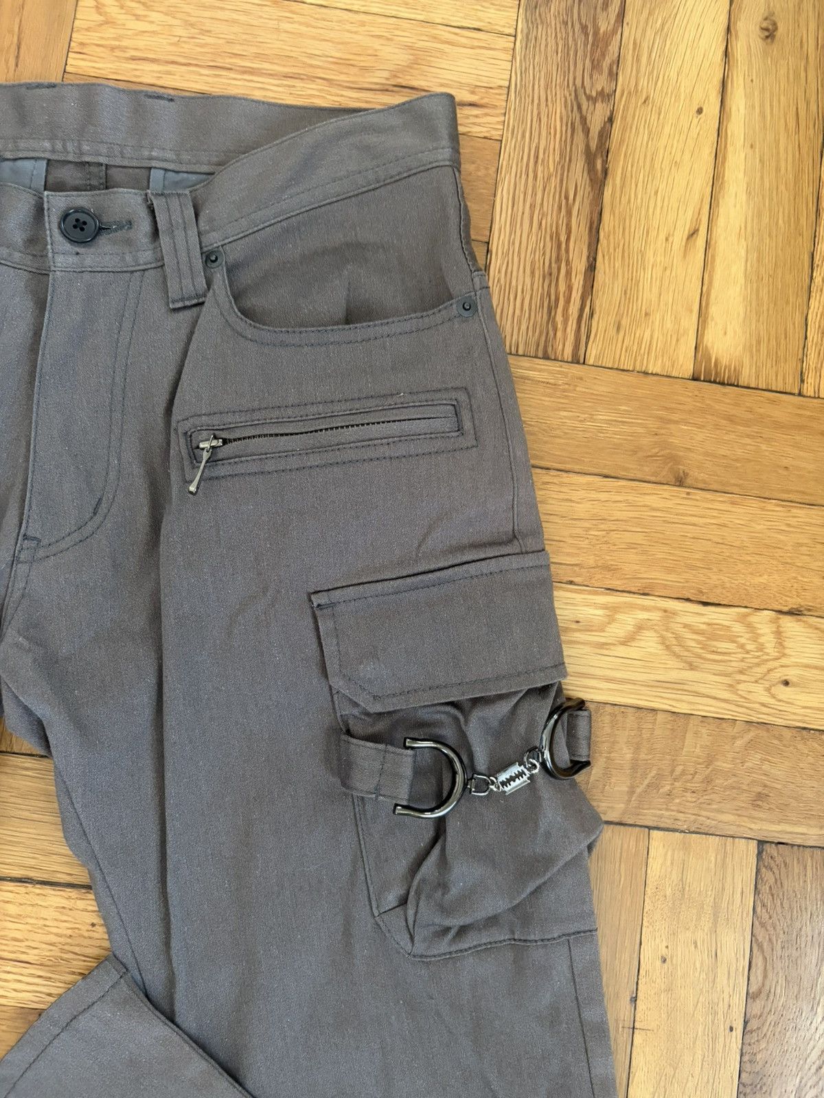 Issey Miyake Tête Homme x Issey Miyaki Archive Cargo Bondage Pants Size US 30 / EU 46 - 2 Thumbnail