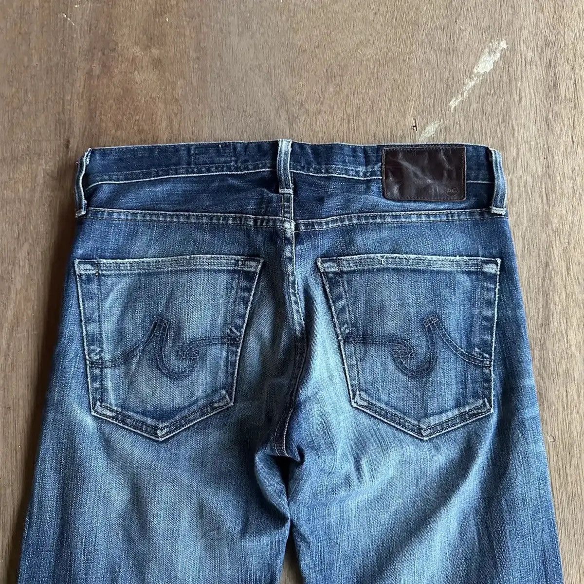 AG Adriano Goldschmied DISTRESSED DENIM ADRIANO GOLDSCHMIED JEANS PANTS MADE IN USA Size US 29 - 14 Thumbnail
