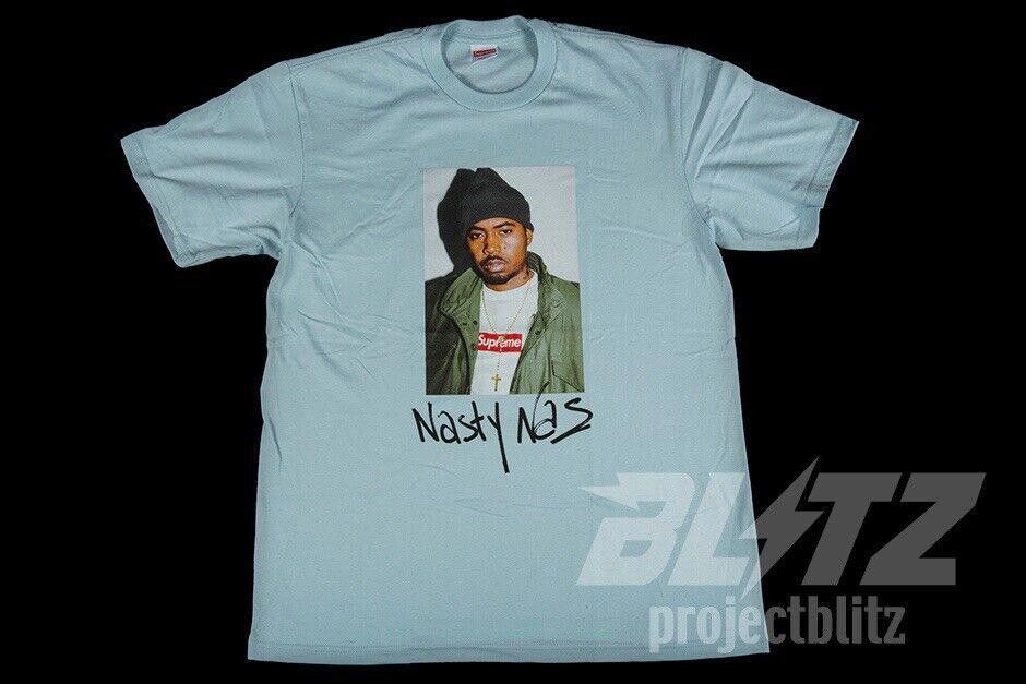 Supreme FW17 SUPREME NAS TEE LIGHT BLUE L LARGE 2017 Size US L / EU 52-54 / 3 - 2 Thumbnail