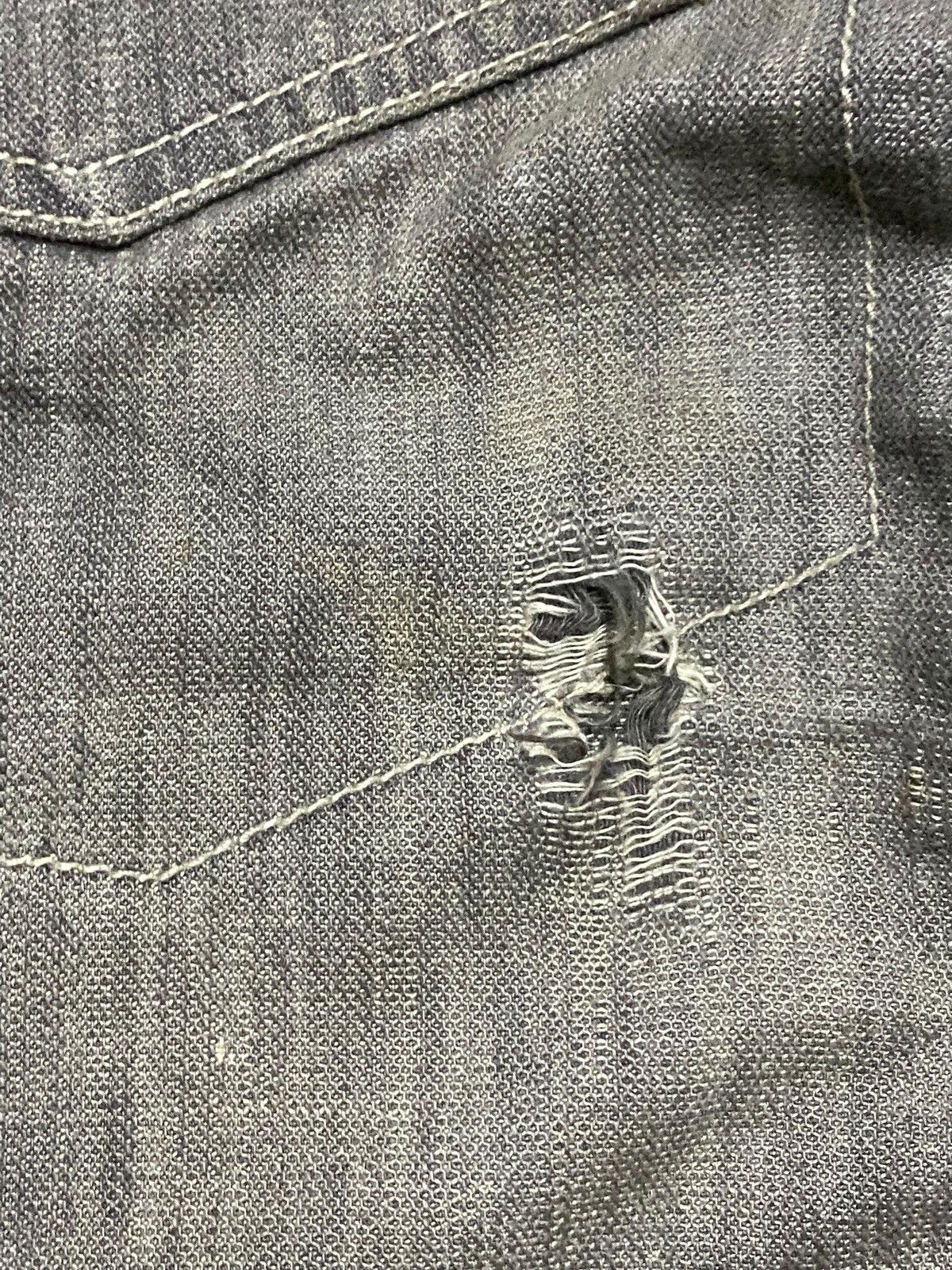 Le Grande Bleu (L.G.B.) Vintage Japanese Brand Wild Khakis Grunge Distressed Jeans Size US 32 / EU 48 - 12 Thumbnail
