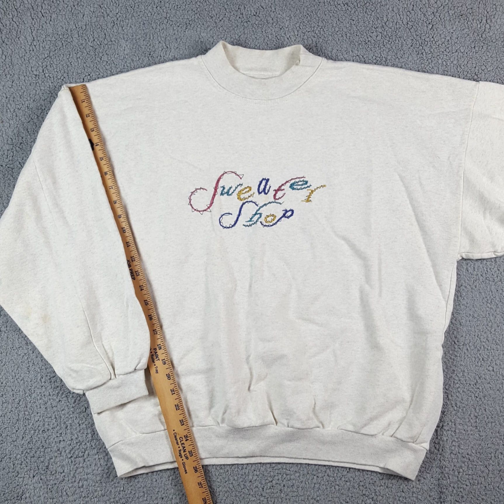 Fruit Of The Loom VINTAGE Fruit of the Loom Gray Fleece Pullover Crewneck Sweatshirt XL 90s Embroidered Unisex Adults Size US XL / EU 56 / 4 - 7 Thumbnail
