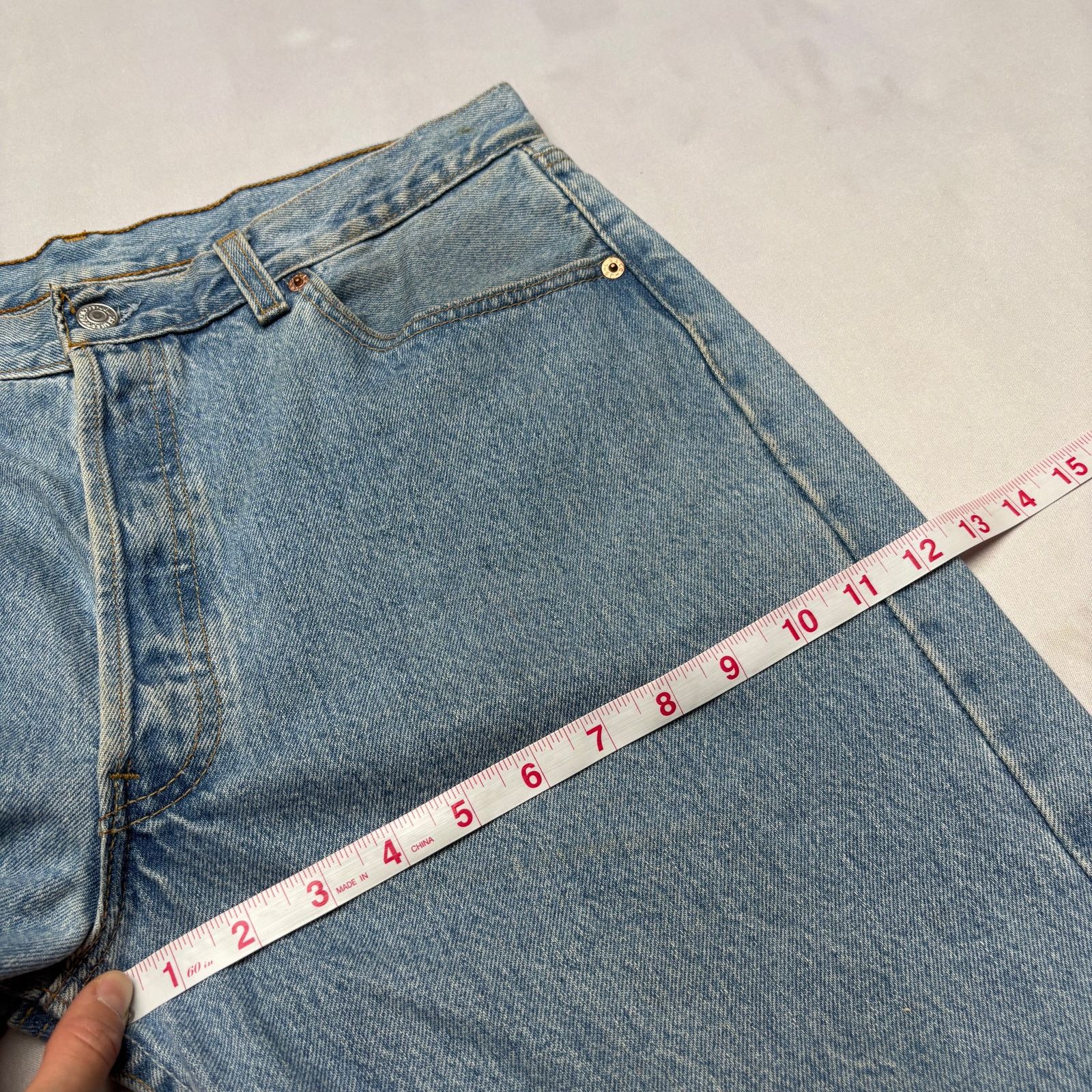 Levi's Vintage 90s Levi's 501 Straight Leg Jeans 33x29 Made in USA Size US 33 - 6 Thumbnail