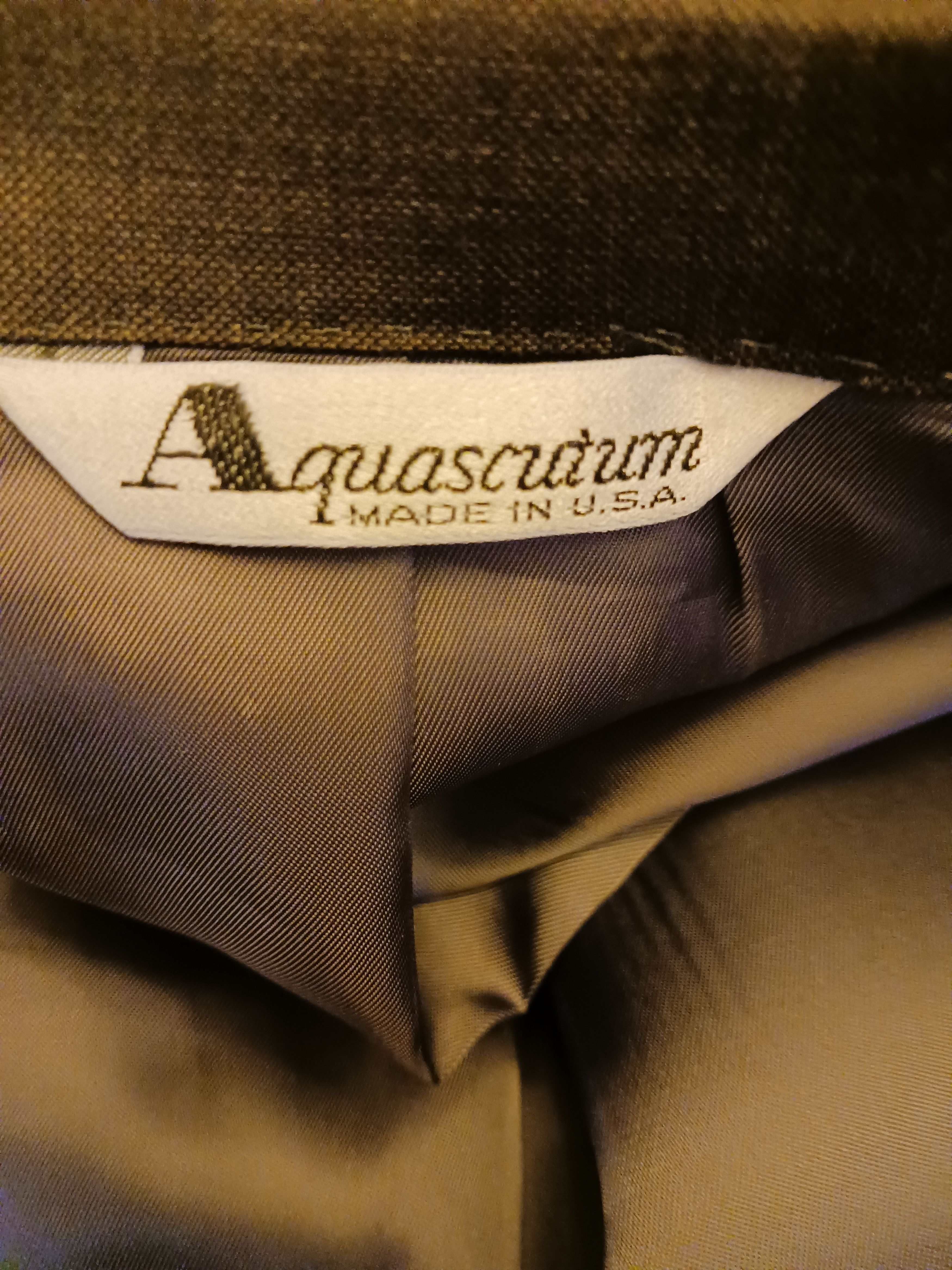 Aquascutum 100% Wool 3 Button Suit Size 44R - 6 Thumbnail