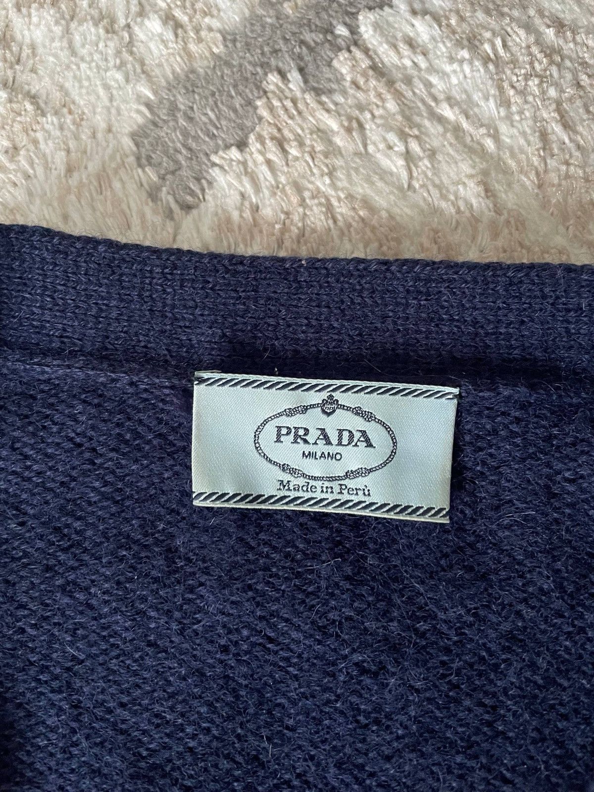 Prada Men's Alpaca Cardigan Prada,Fall/Winter 2013 Size US L / EU 52-54 / 3 - 5 Thumbnail