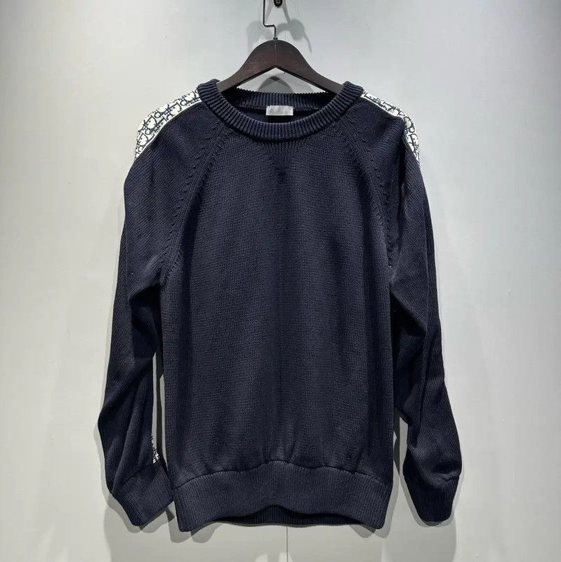 Dior Dior Black Men's Oversized Sweater 0089 Size US M / EU 48-50 / 2 - 1 Thumbnail