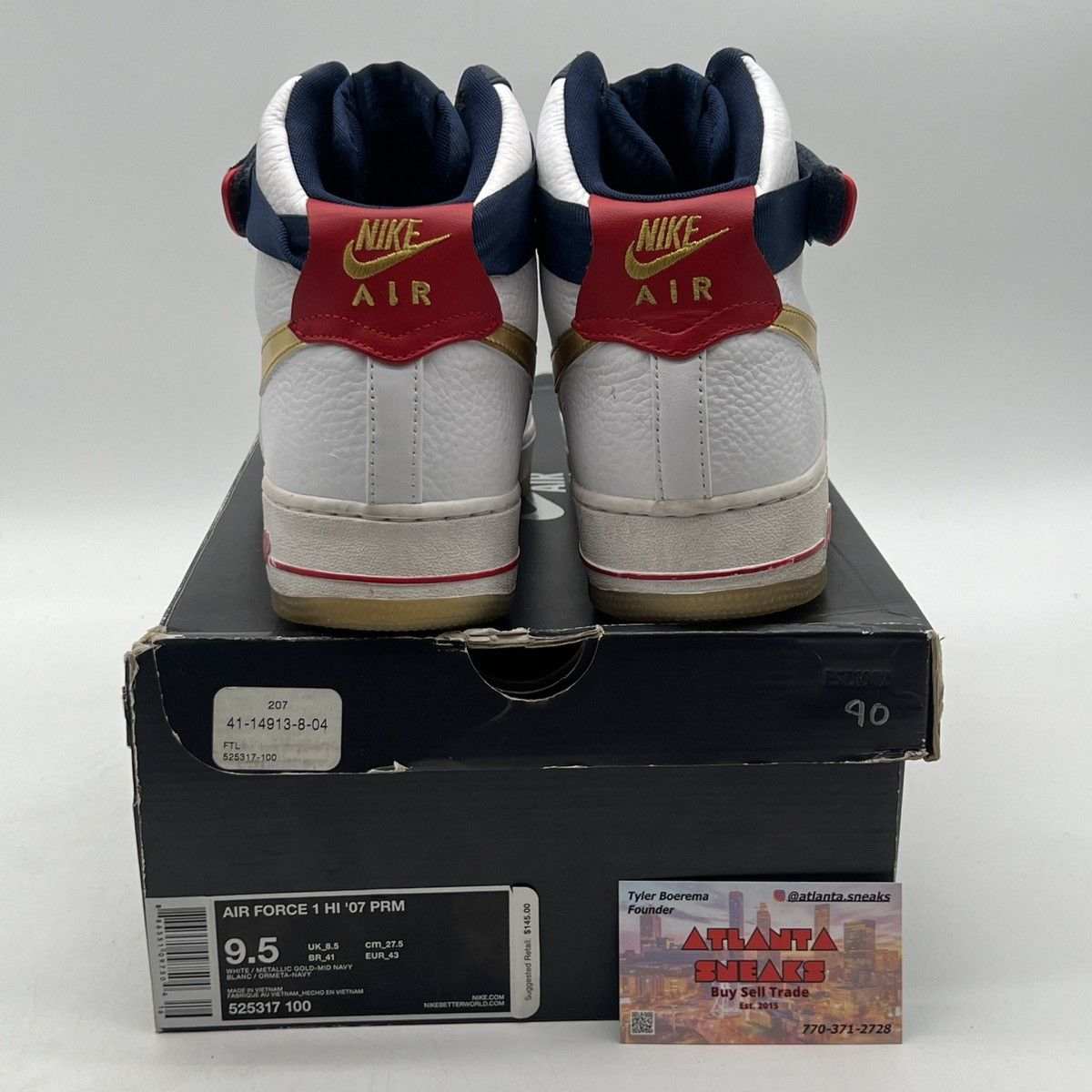 Nike Air Force 1 high USA Olympic Size US 9.5 / EU 42-43 - 3 Thumbnail