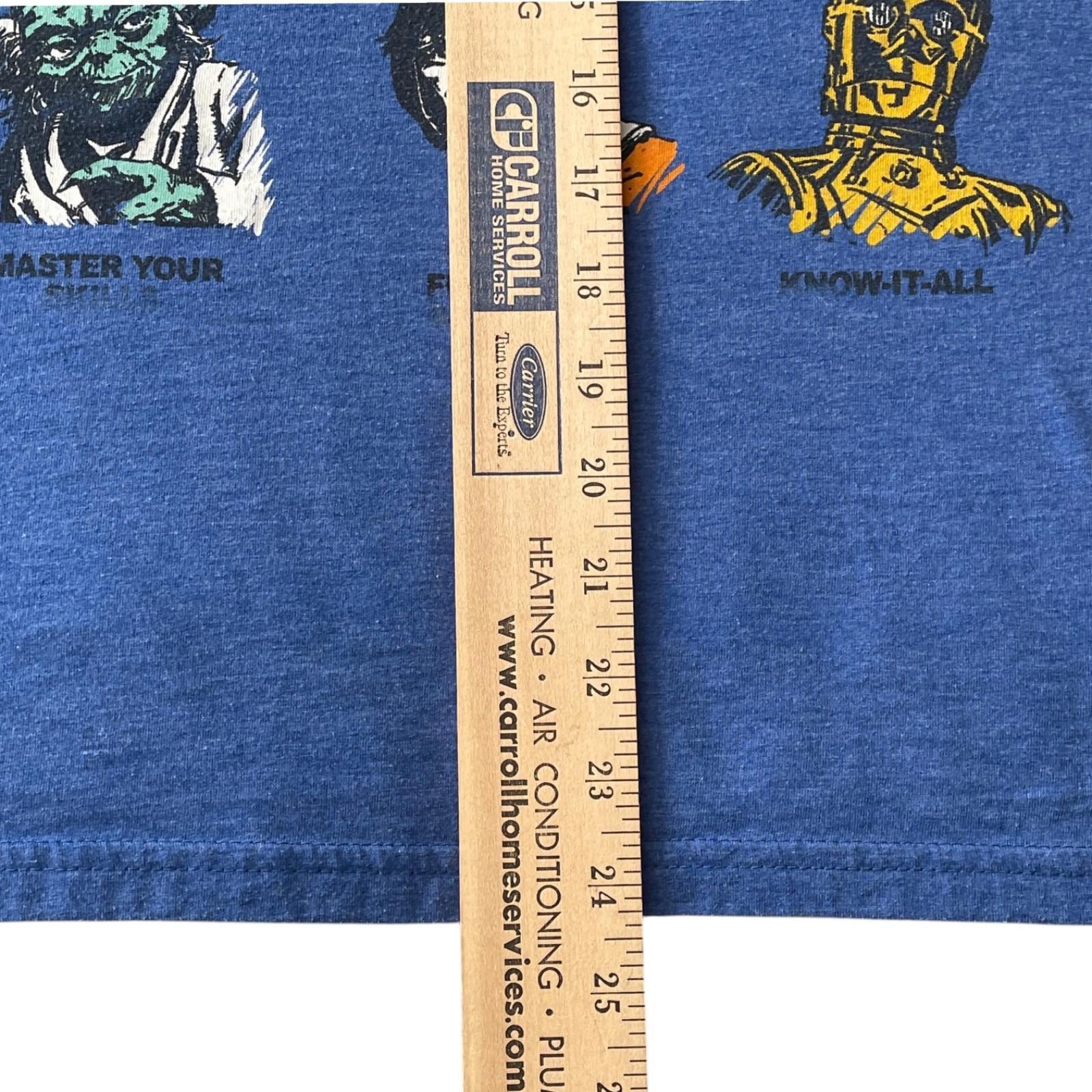 Star Wars Star Wars Mens LG Blue Graphic T Shirt Movie Character Tee Size US L / EU 52-54 / 3 - 6 Thumbnail