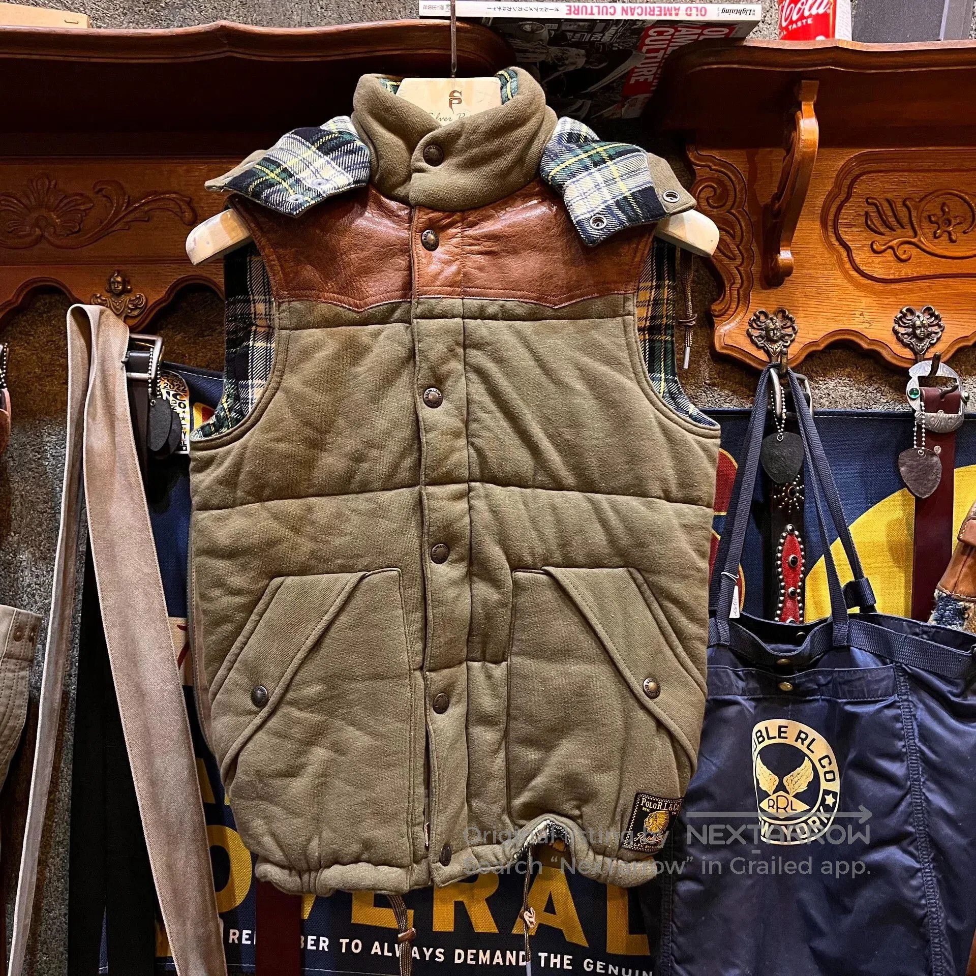 RRL Ralph Lauren Ralph Lauren RRL Plaid Cotton Vest. Size US S / EU 44-46 / 1 - 1 Thumbnail