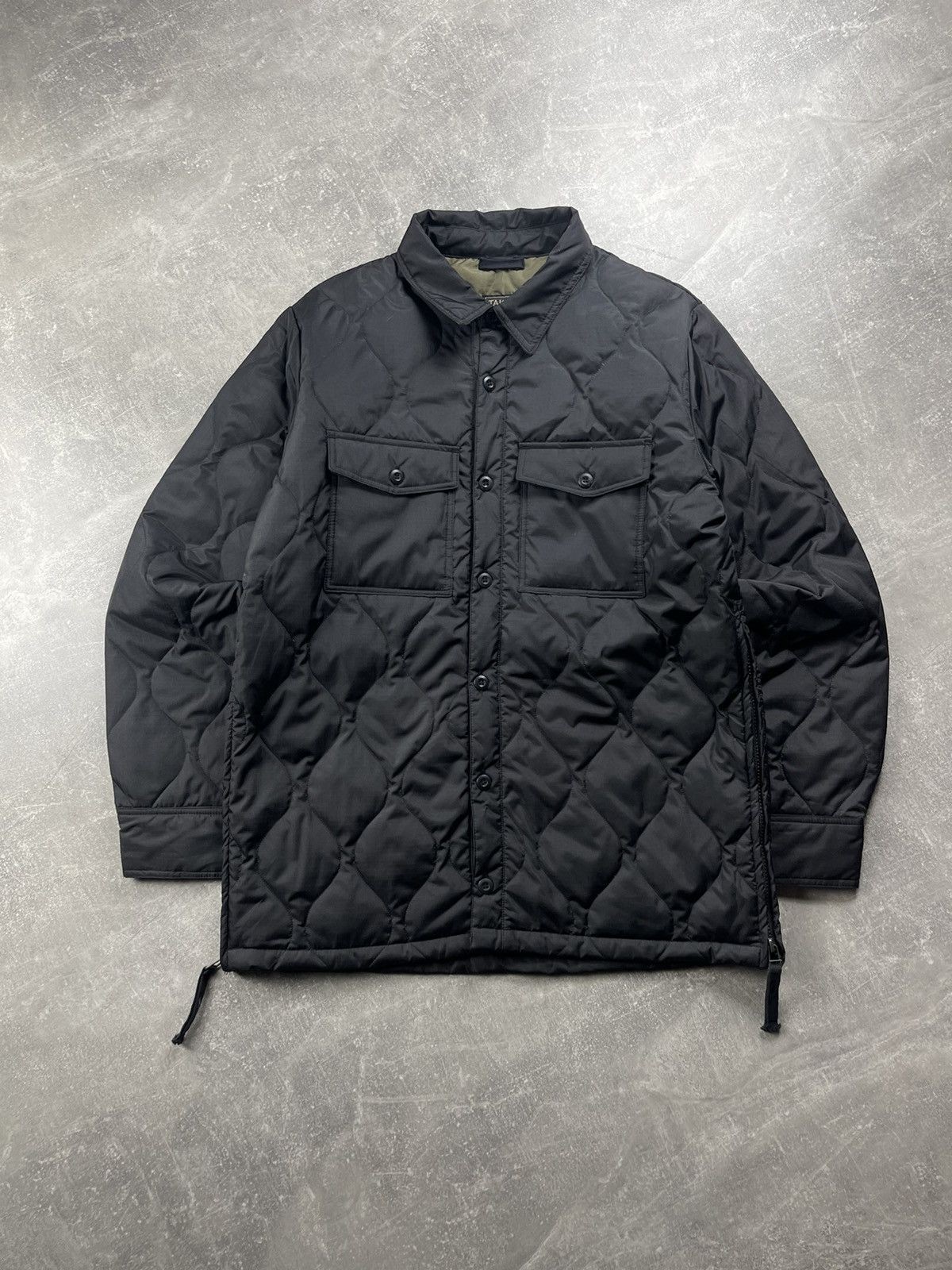 TAION TAION Military Quilted Down Shirt Jacket Black Size M Size US L / EU 52-54 / 3 - 2 Thumbnail