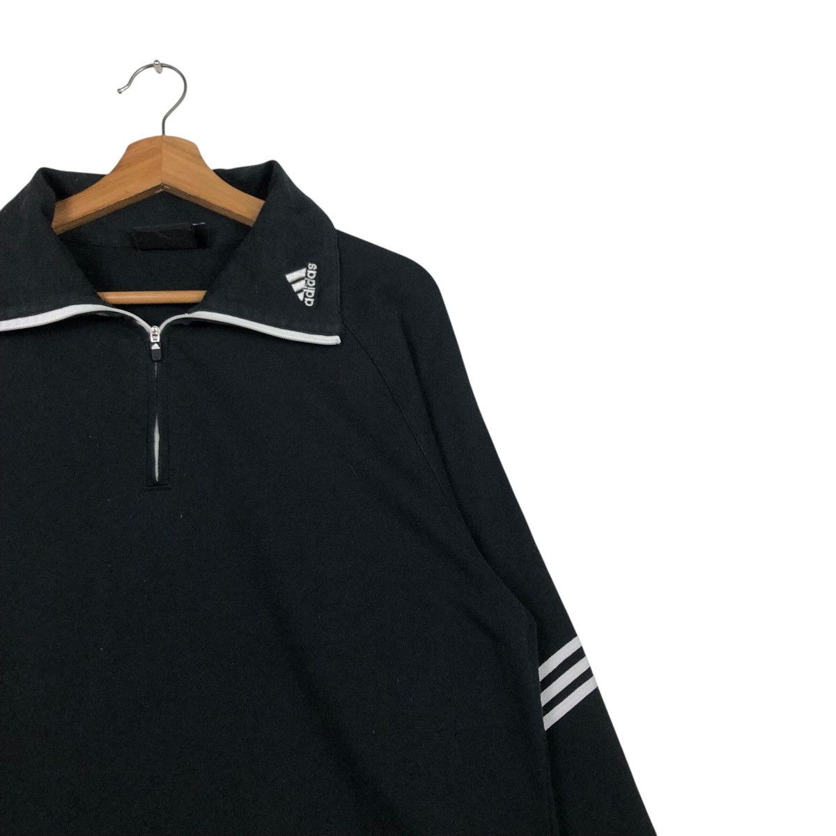 Adidas 📌Rich Black Vintage Chore Zipper Jacket Adidas Size US M / EU 48-50 / 2 - 7 Thumbnail