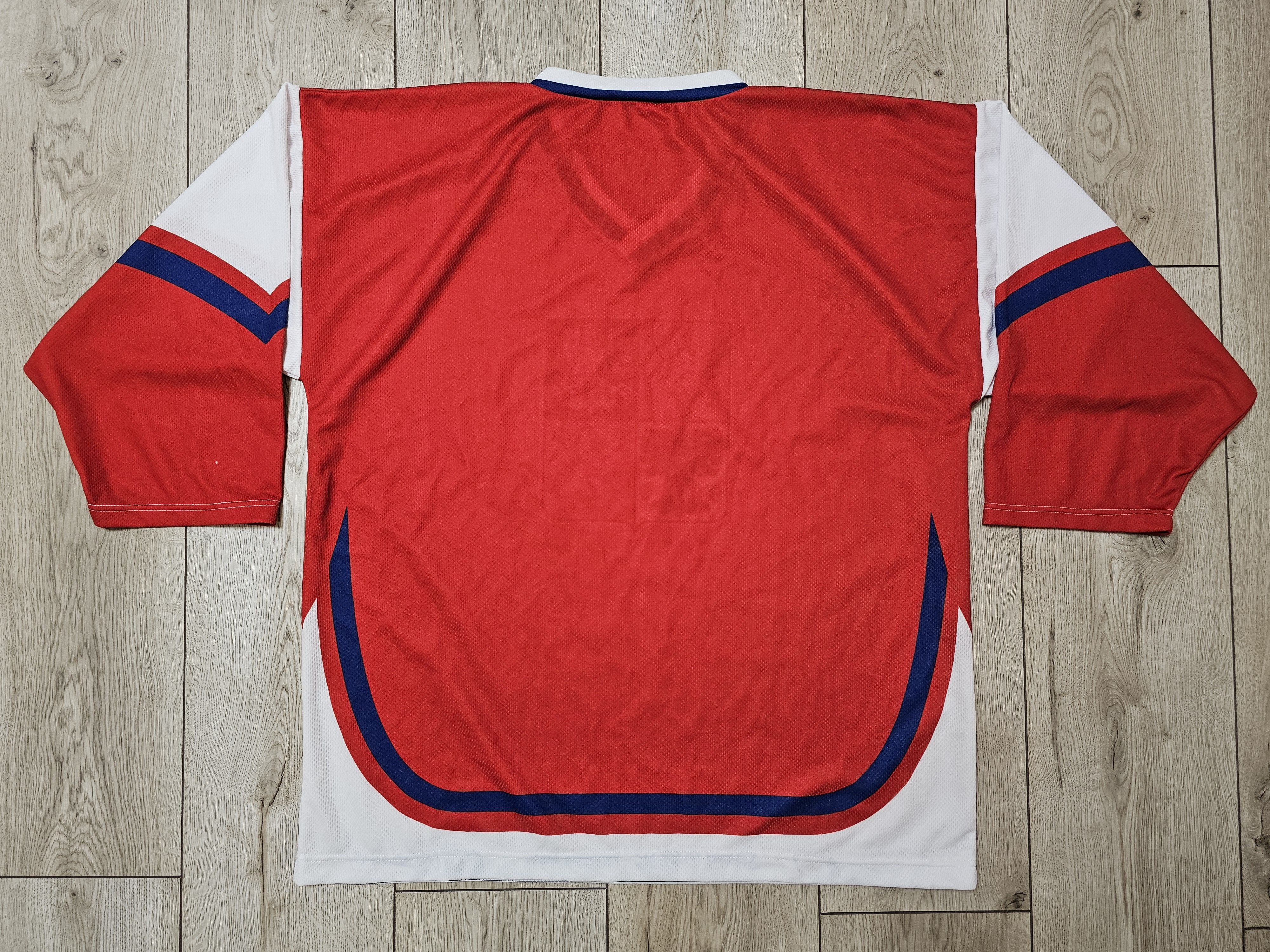 All Sport CZECH REPUBLIC HOCKEY JERSEY 2011 CZECHIA HOCKEY SHIRT IIHF Size US M / EU 48-50 / 2 - 2 Thumbnail