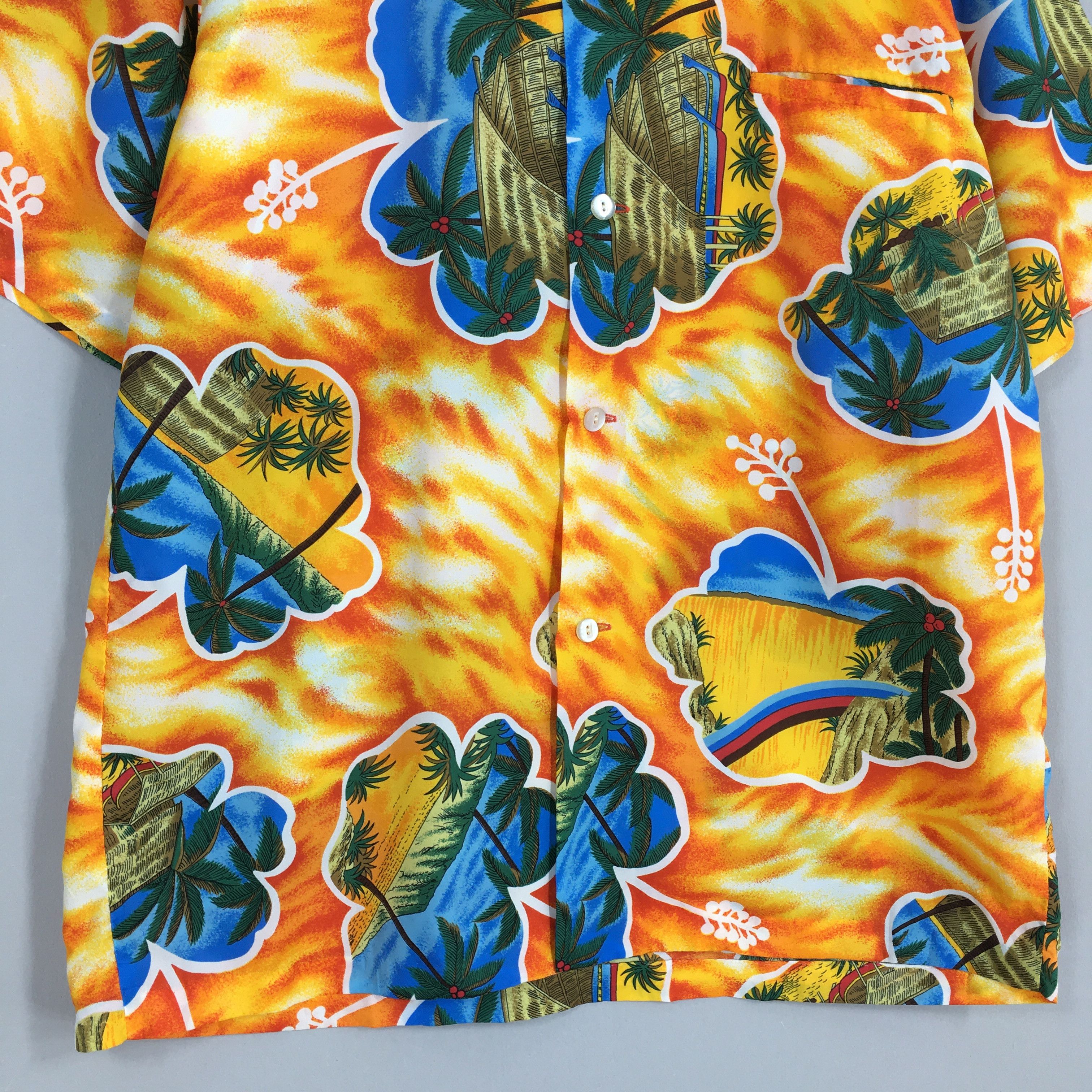 Life's a Beach Vintage 80s Hawaiian Beach Aloha Shirts Medium Size US M / EU 48-50 / 2 - 4 Thumbnail