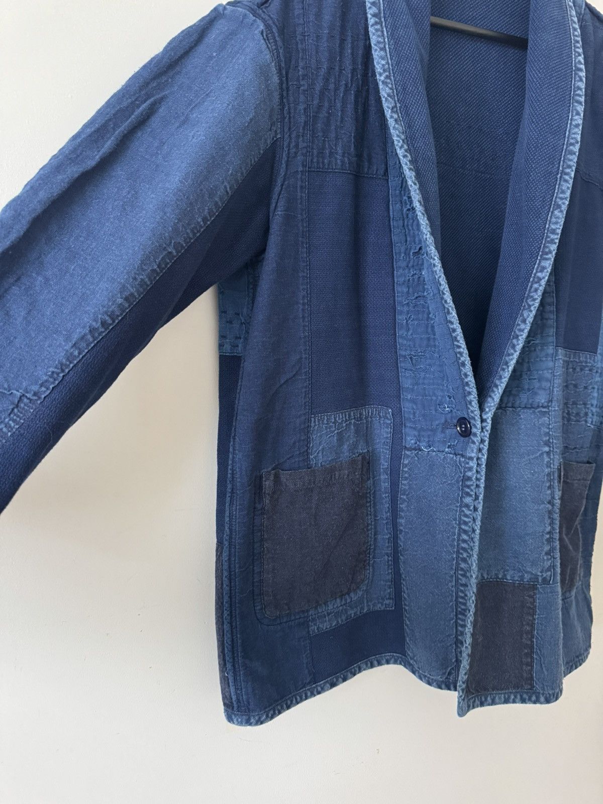 Blue Blue Japan Honai Sashiko Nenrin Reversible Jacket Size US L / EU 52-54 / 3 - 4 Thumbnail