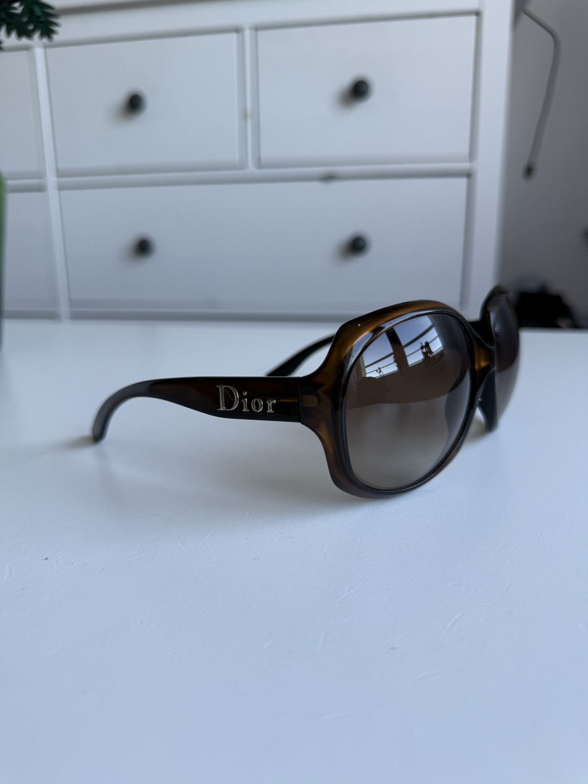 Dior Vintage y2k Dior oversized sunglasses archive designer grunge Size ONE SIZE - 6 Thumbnail