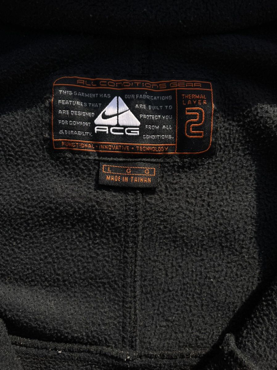 Nike ACG 1990's Nike ACG Layering System 2 Therma Fit Half Zip Fleece Size US L / EU 52-54 / 3 - 14 Thumbnail