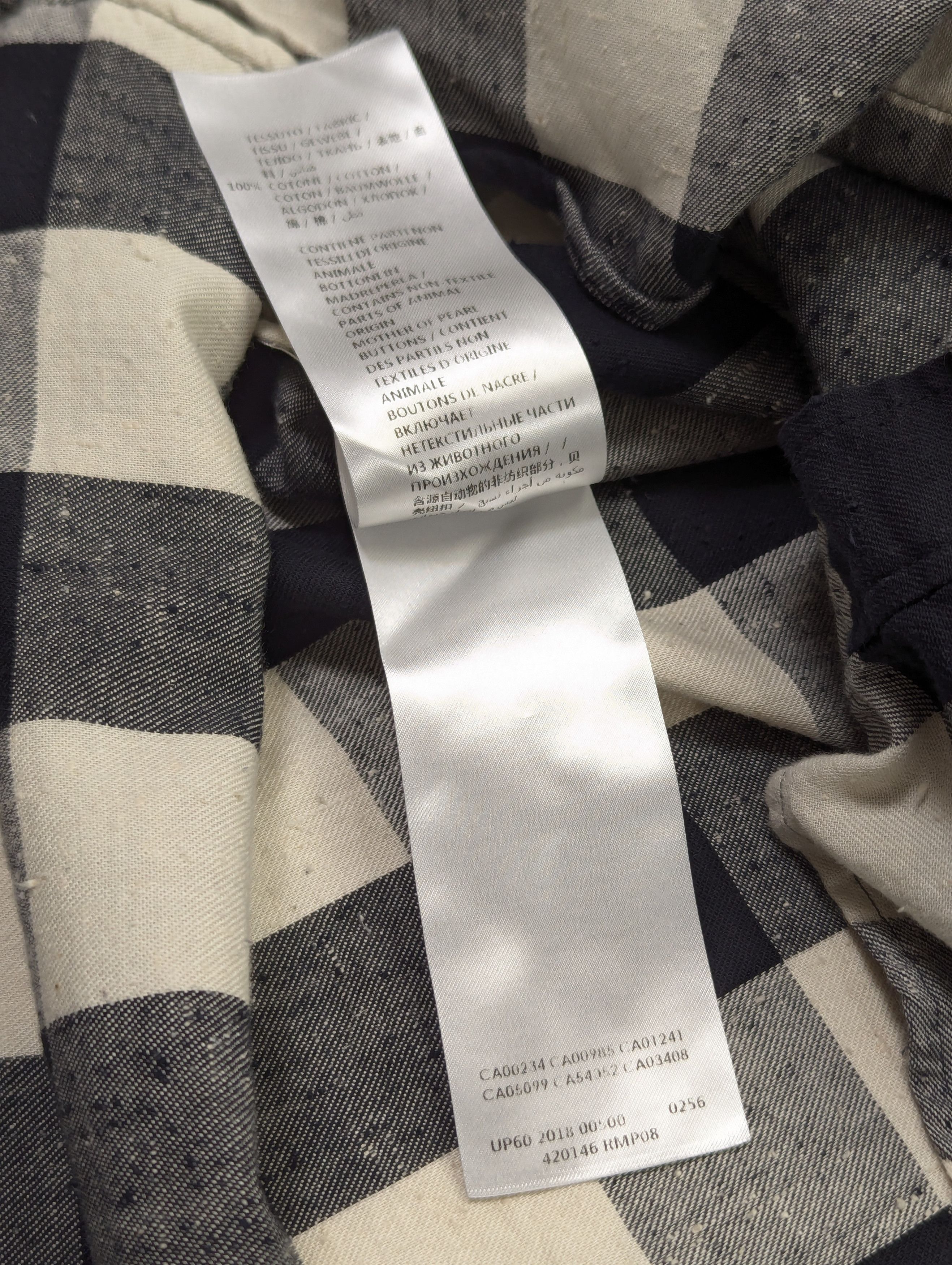 Alexander McQueen Alexander McQueen Pocket Check Long Sleeve Shirt Size 50 Size US M / EU 48-50 / 2 - 10 Thumbnail