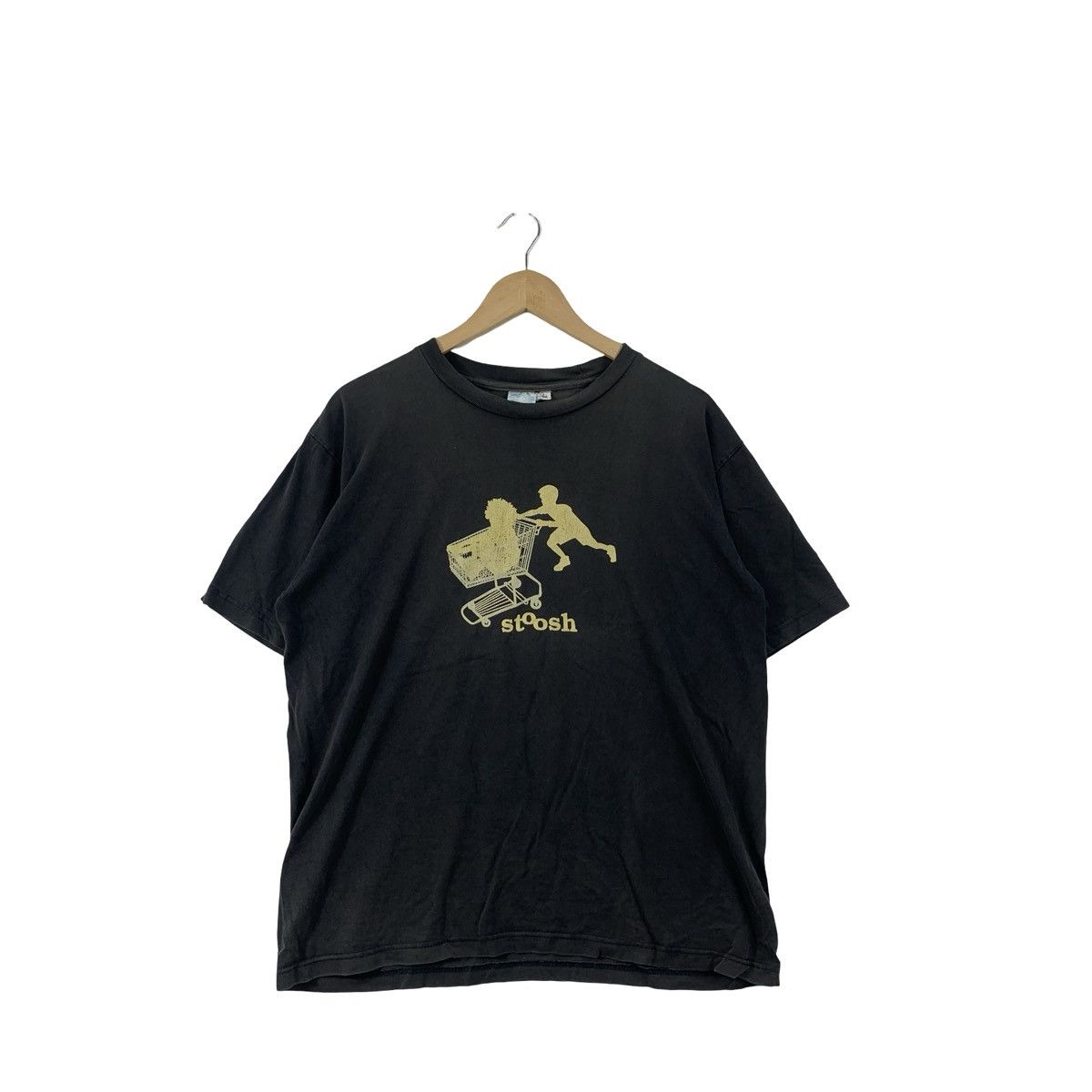 Vintage Vintage Stoosh Graphic T-Shirt Shopping Cart Logo Tee Size US L / EU 52-54 / 3 - 4 Thumbnail