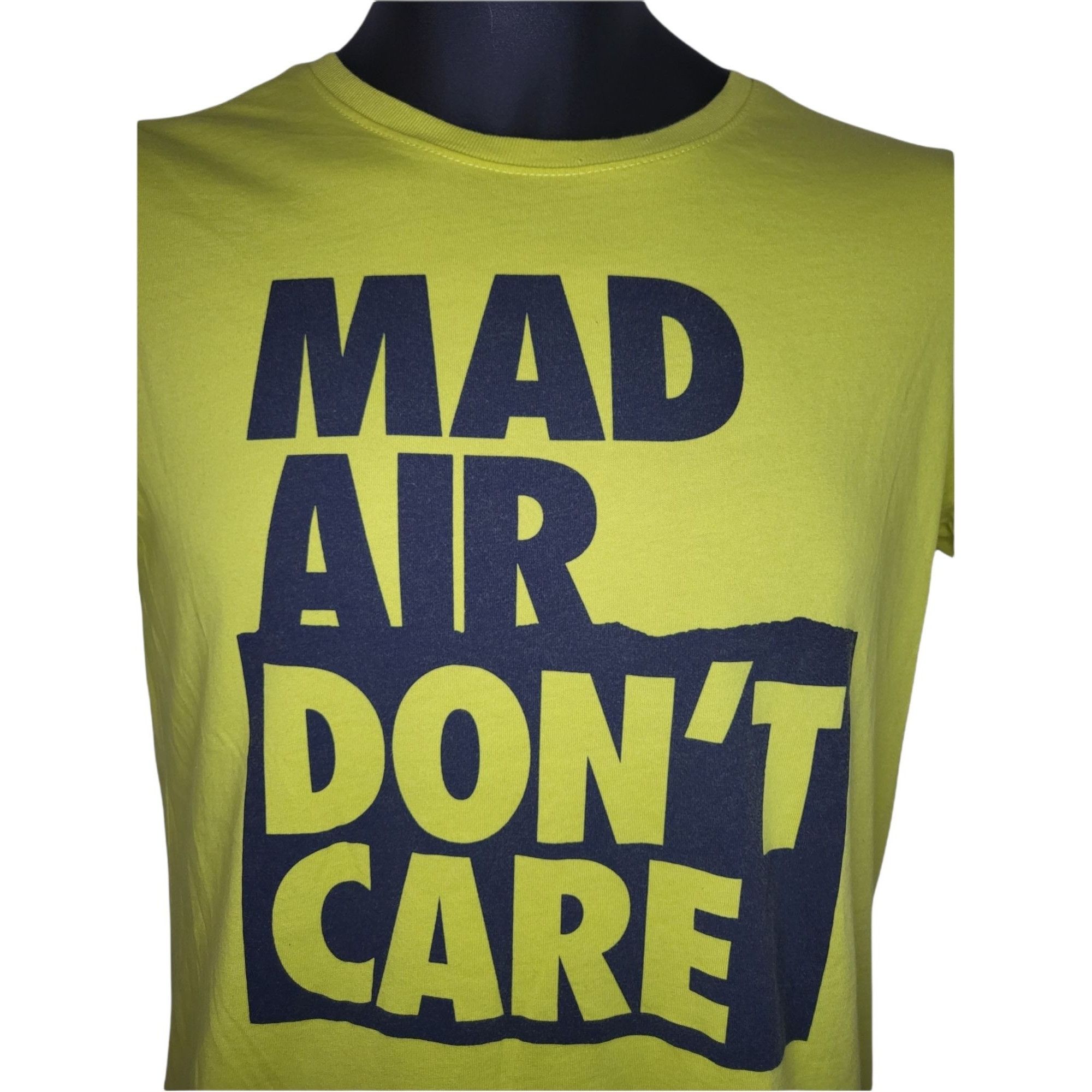 Nike Nike Dri Fit Tshirt Men Sz L Mad Air Dont Care Yellow Black Size US L / EU 52-54 / 3 - 5 Thumbnail