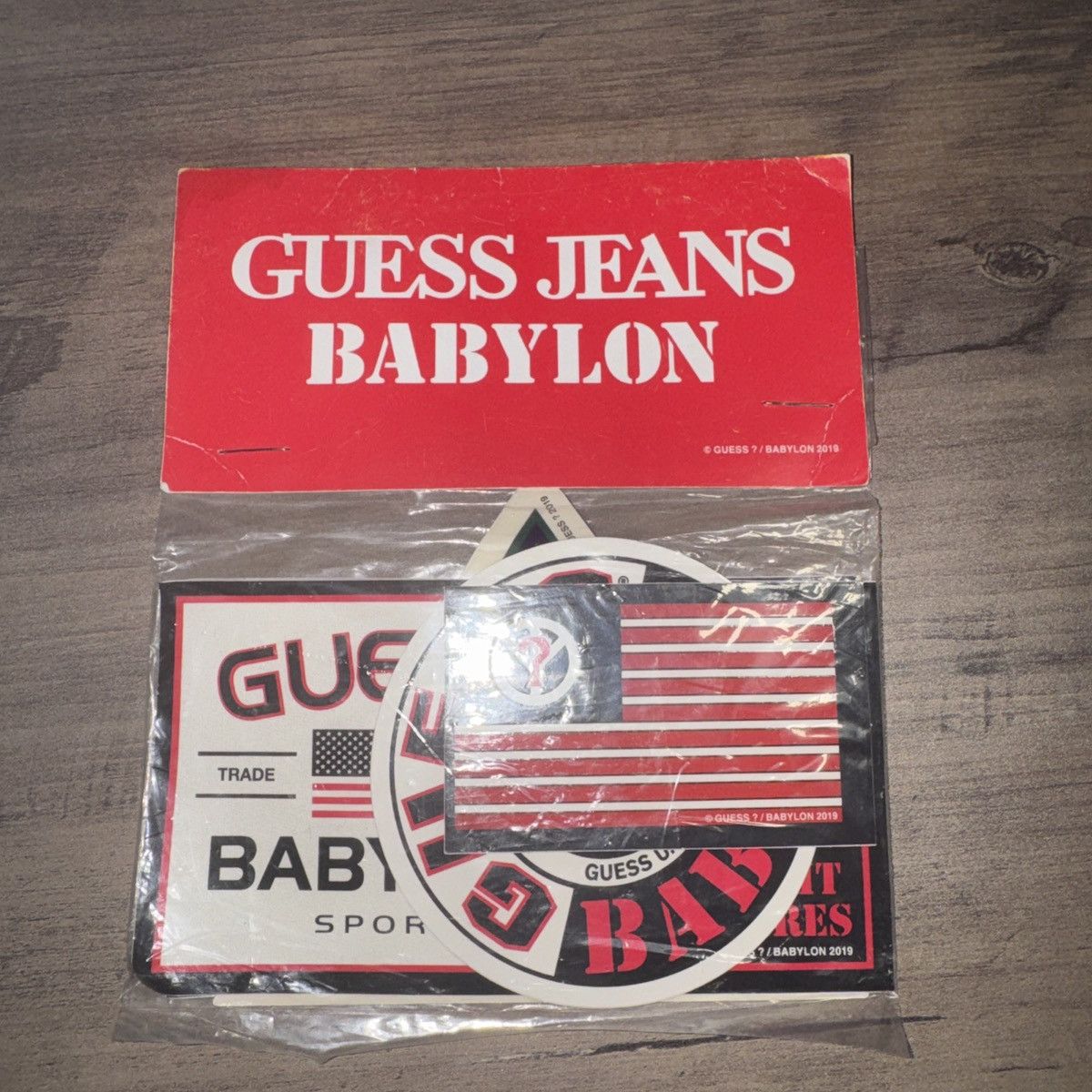 Babylon Babylon x guess jeans collab sticker pack Size ONE SIZE - 1 Thumbnail