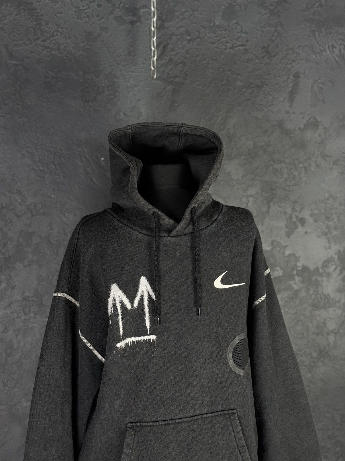 Nike × Off-White NIKE x OFF-WHITE SS20 Black NRG Hoodie Virgil Abloh Size US M / EU 48-50 / 2 - 5 Thumbnail