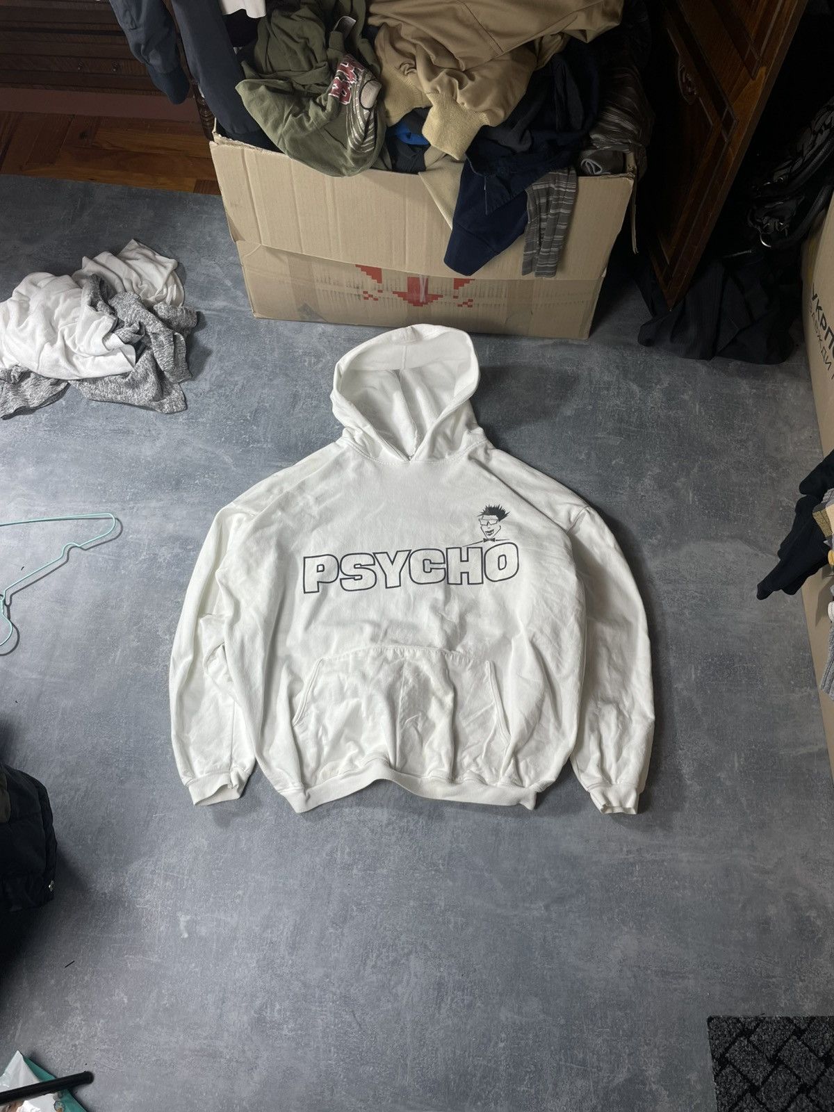 Other RARE 00s MADE IN USA Psycho Wear one size overfit hoodie Size US XL / EU 56 / 4 - 2 Thumbnail