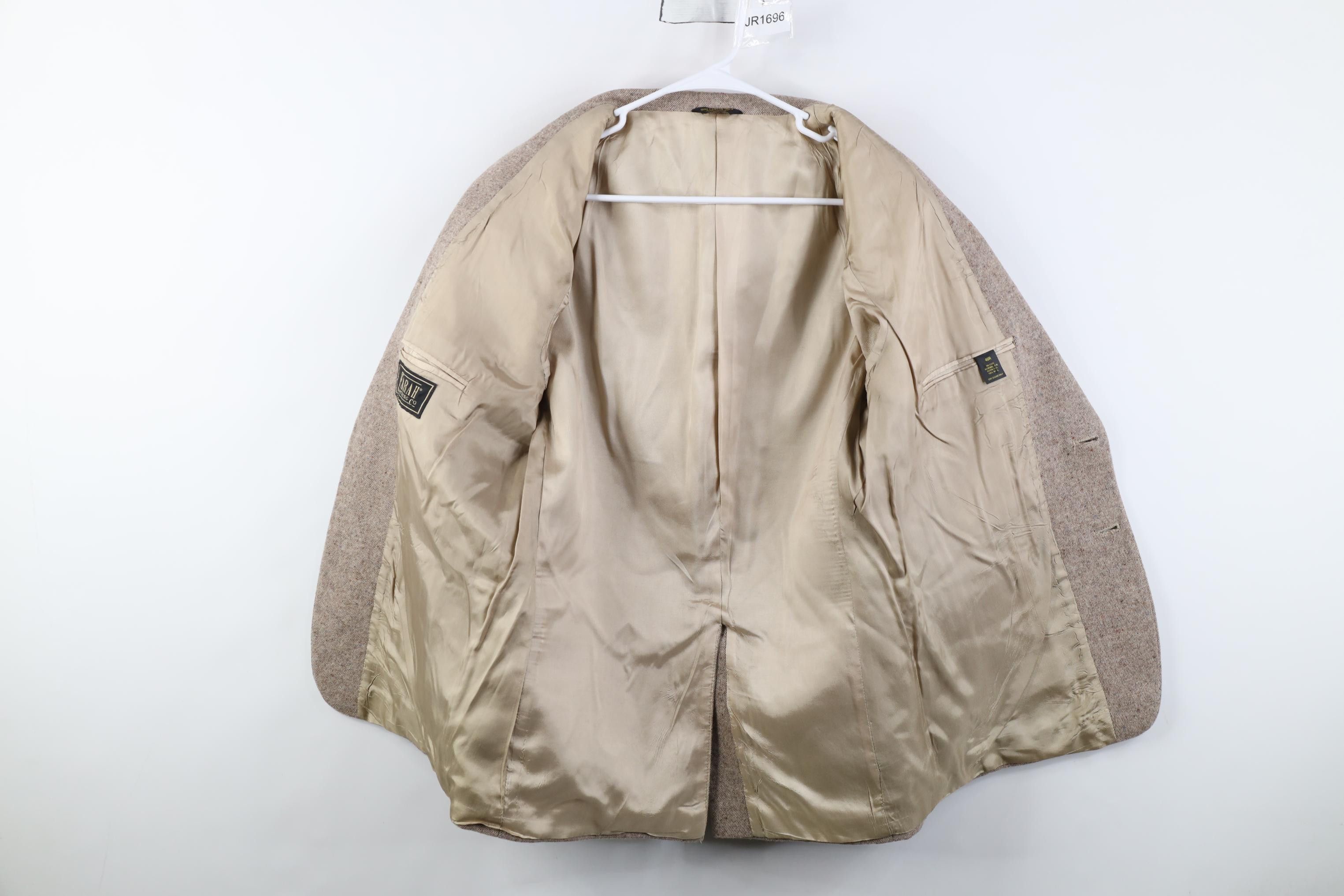 Vintage Vintage 90s Suede Elbow Patch Suit Coat Blazer Jacket Size US XXL / EU 58 / 5 - 9 Thumbnail