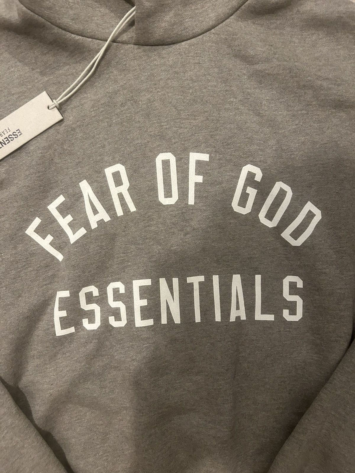 Fear of God Fear of God Essentials Logo Print Hoodie Size US S / EU 44-46 / 1 - 2 Thumbnail
