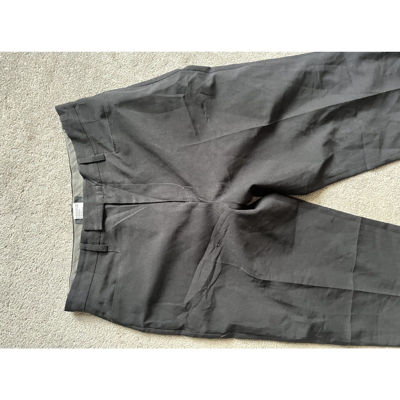 Guess GUESS Jeans Pants Womens 33 Vintage Dress Black Bottoms Business Office Work Size 24" / US 00 / IT 34 - 4 Thumbnail