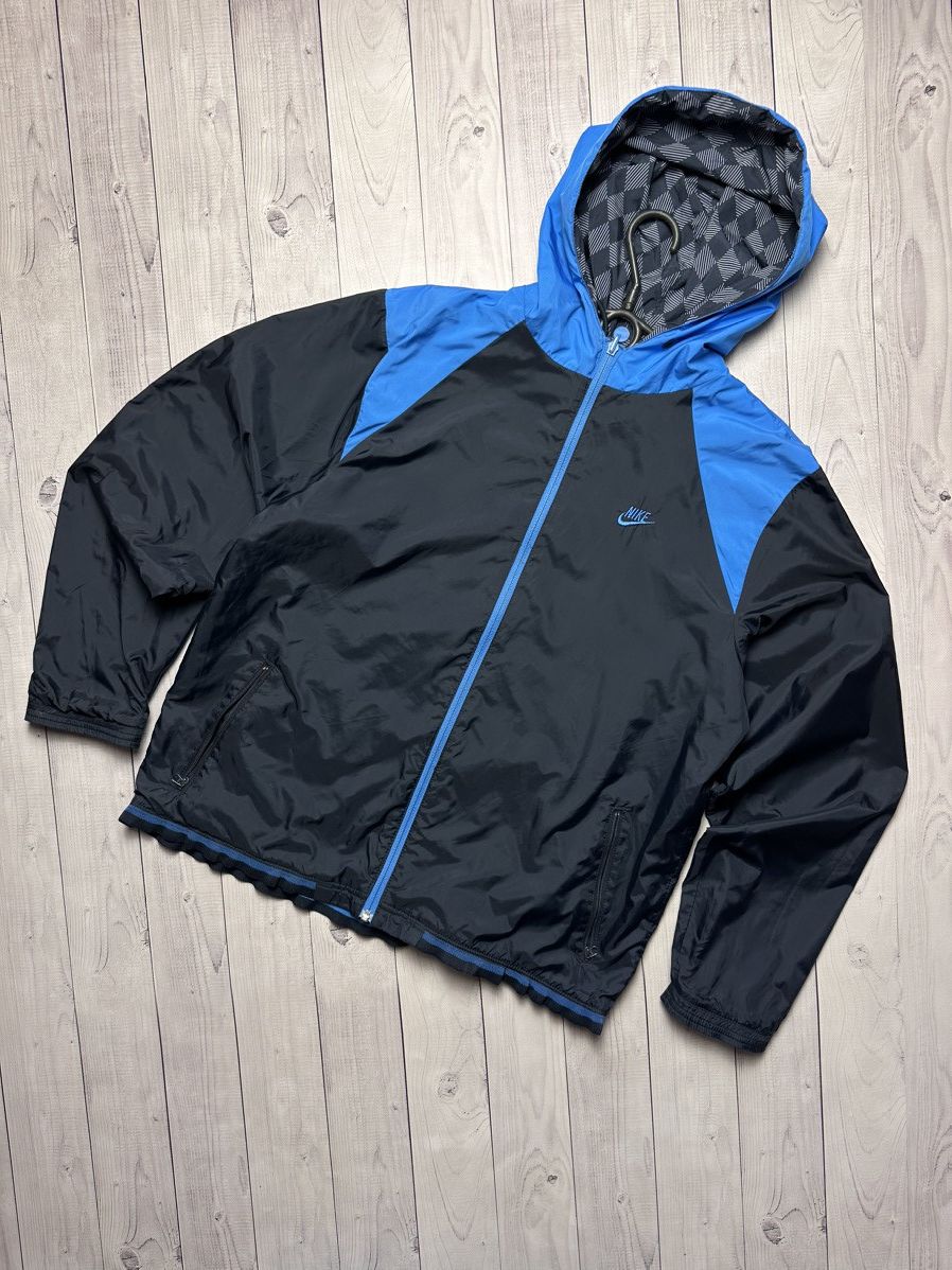 Vintage Vintage Nike light jacket size M reversible blue grey Size US M / EU 48-50 / 2 - 3 Thumbnail