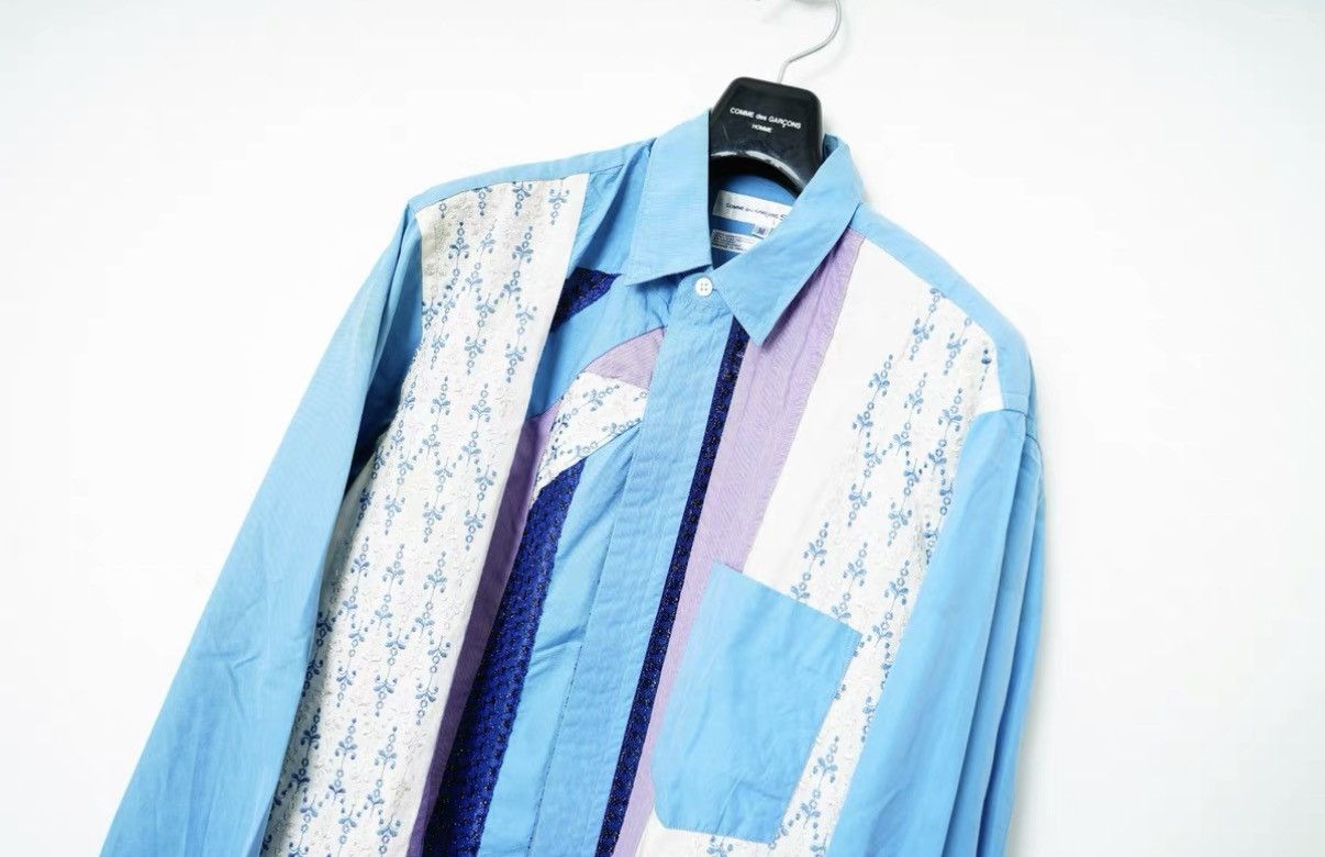 Comme des Garcons Comme des Garçons CDG Embroidered Panel Oversized Shirt Size US M / EU 48-50 / 2 - 3 Thumbnail