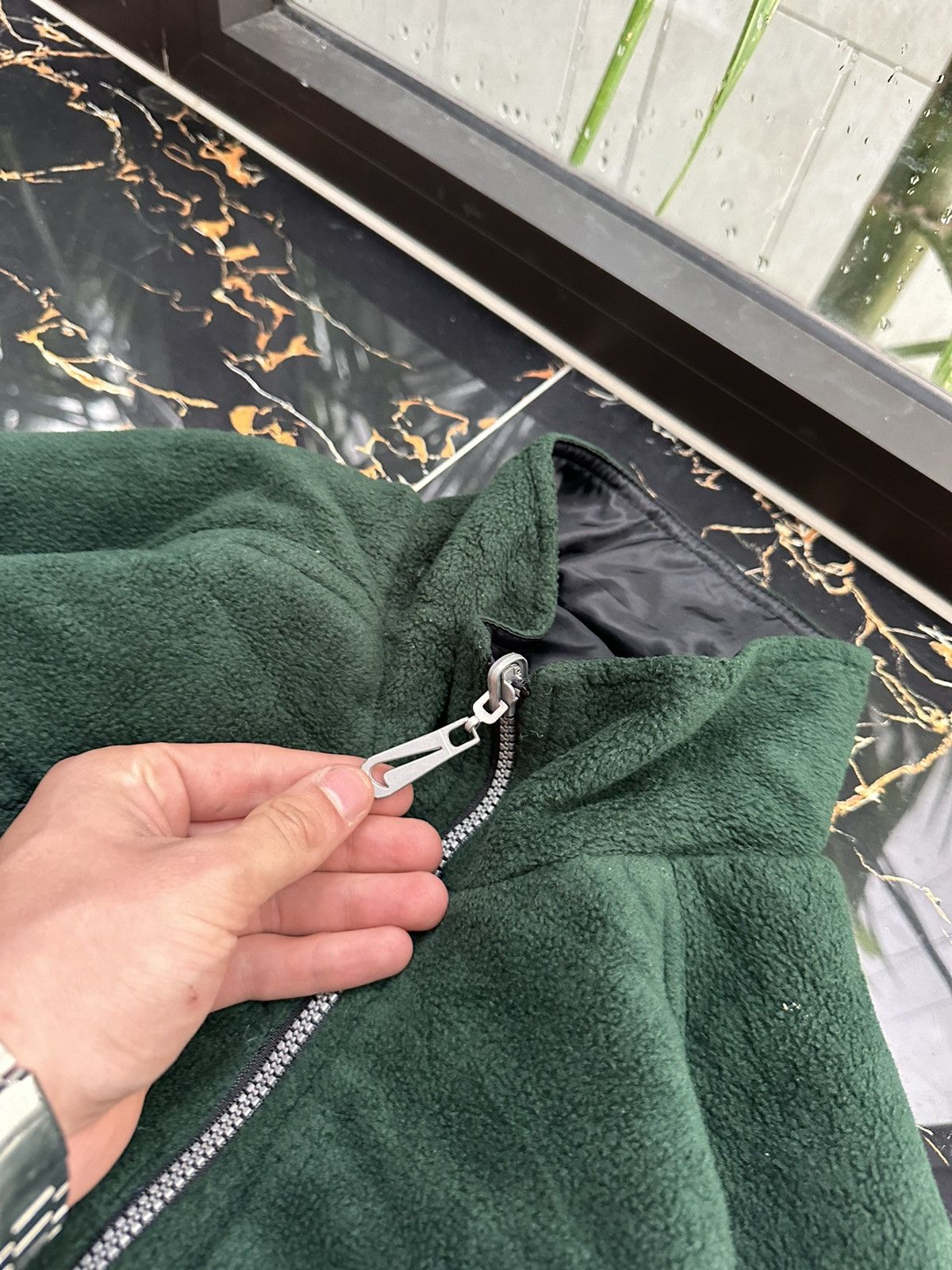 Nike × Vintage RARE! NIKE VINTAGE REVERSIBLE BIG SWOOSH TEDDY SHERPA JACKET Size US XL / EU 56 / 4 - 6 Thumbnail
