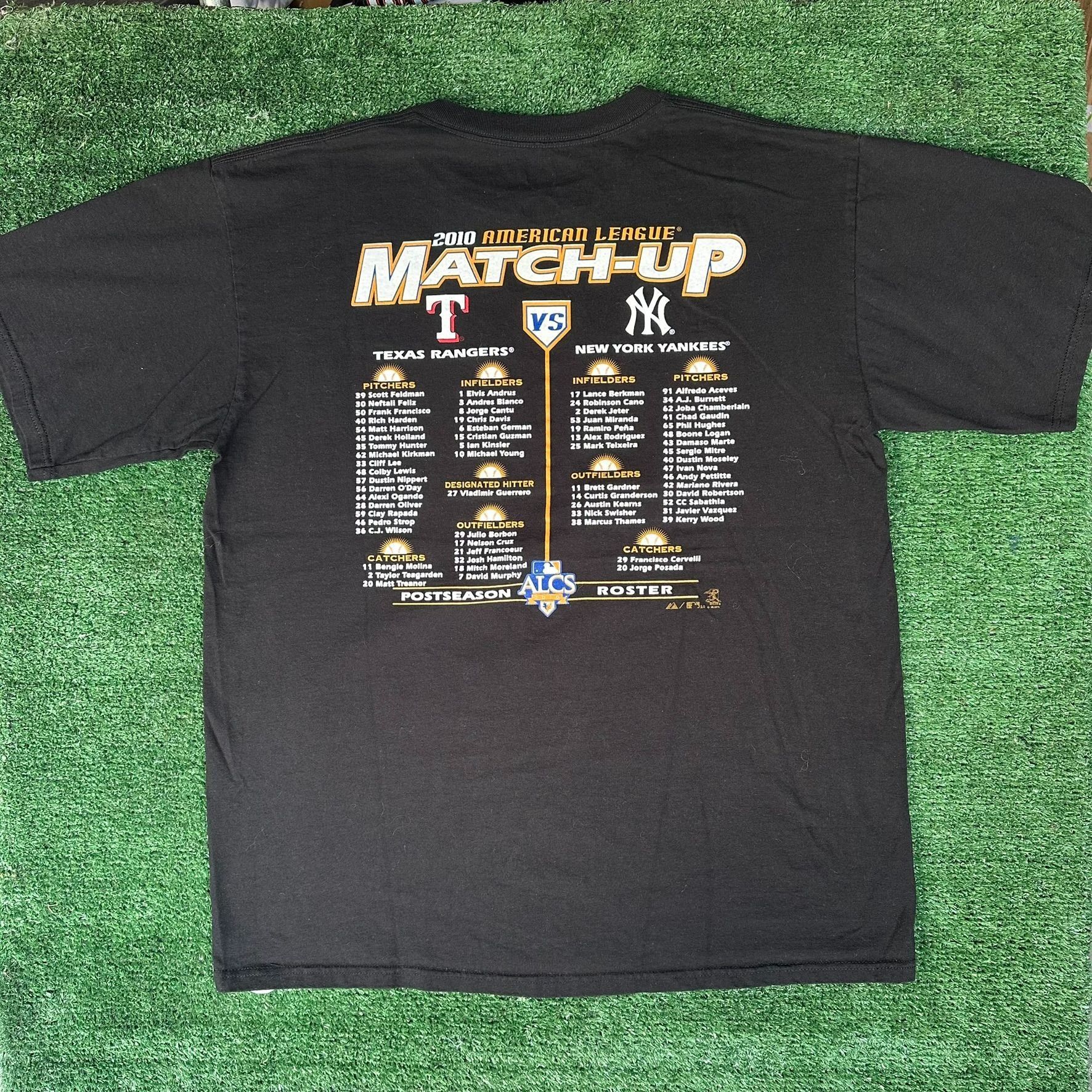 MLB Texas Rangers American League Championship 2010 T-Shirt Maje Size US L / EU 52-54 / 3 - 4 Thumbnail