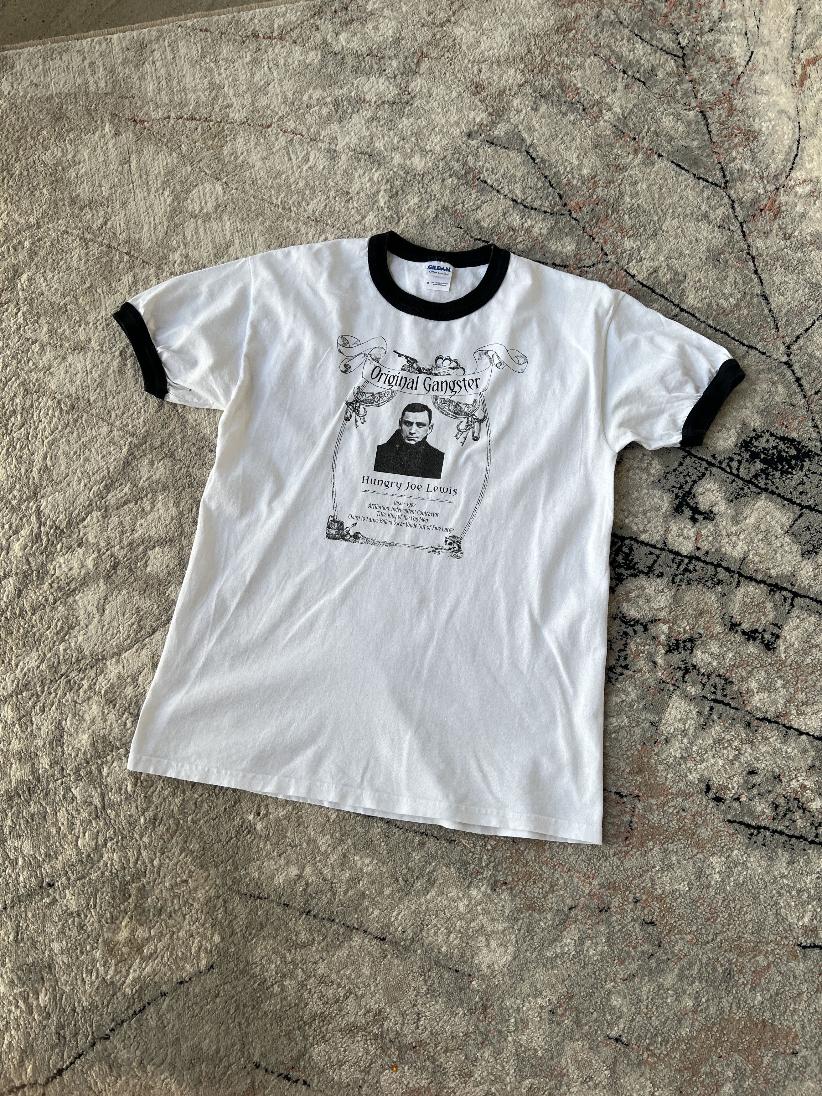 Vintage Hungry Joe Lewis Original Gangster Tee Size US M / EU 48-50 / 2 - 1 Thumbnail