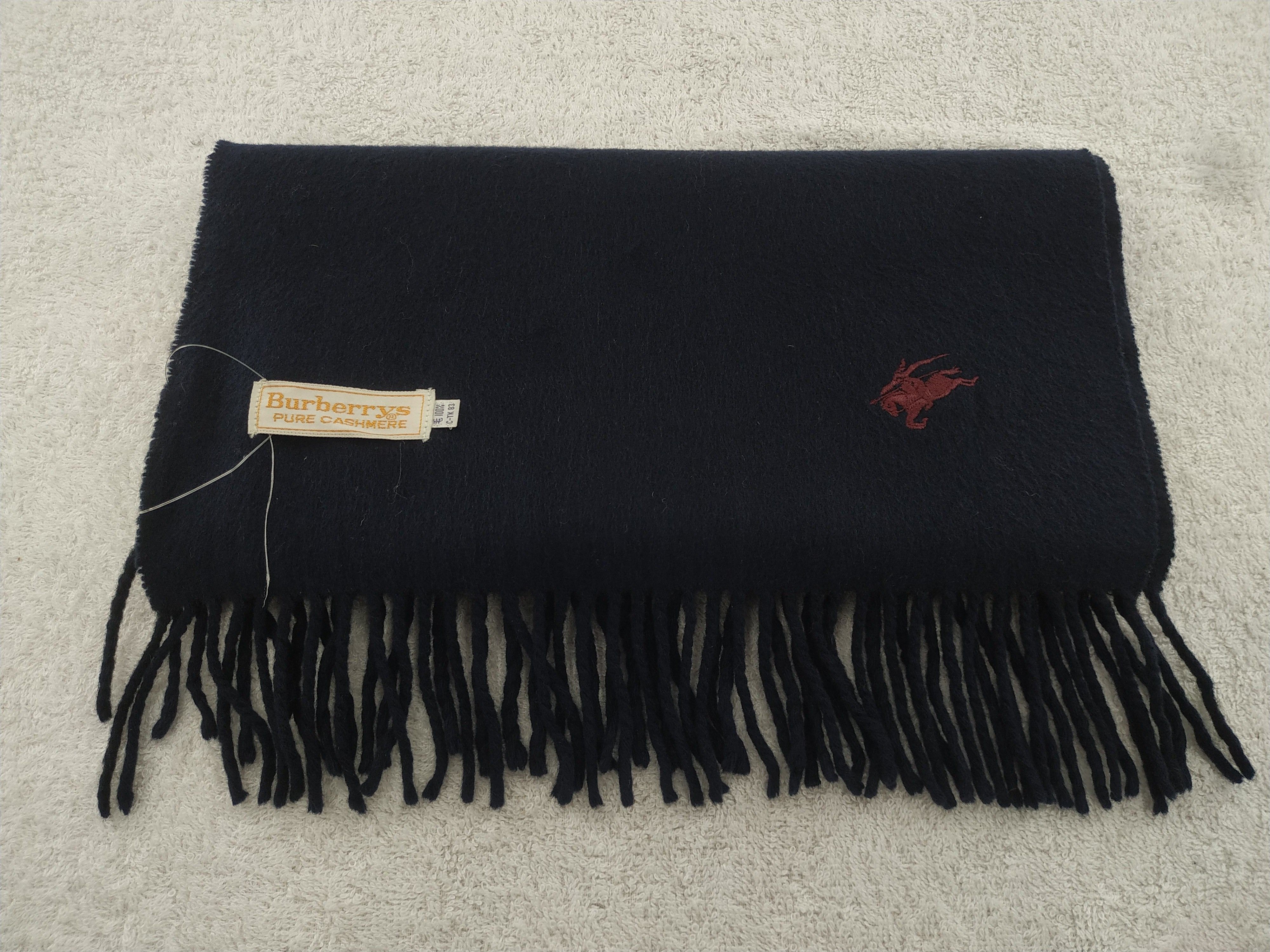 Burberry × Vintage Burberry Scarf / Muffler / Neckwear - WW447 Size ONE SIZE - 4 Thumbnail