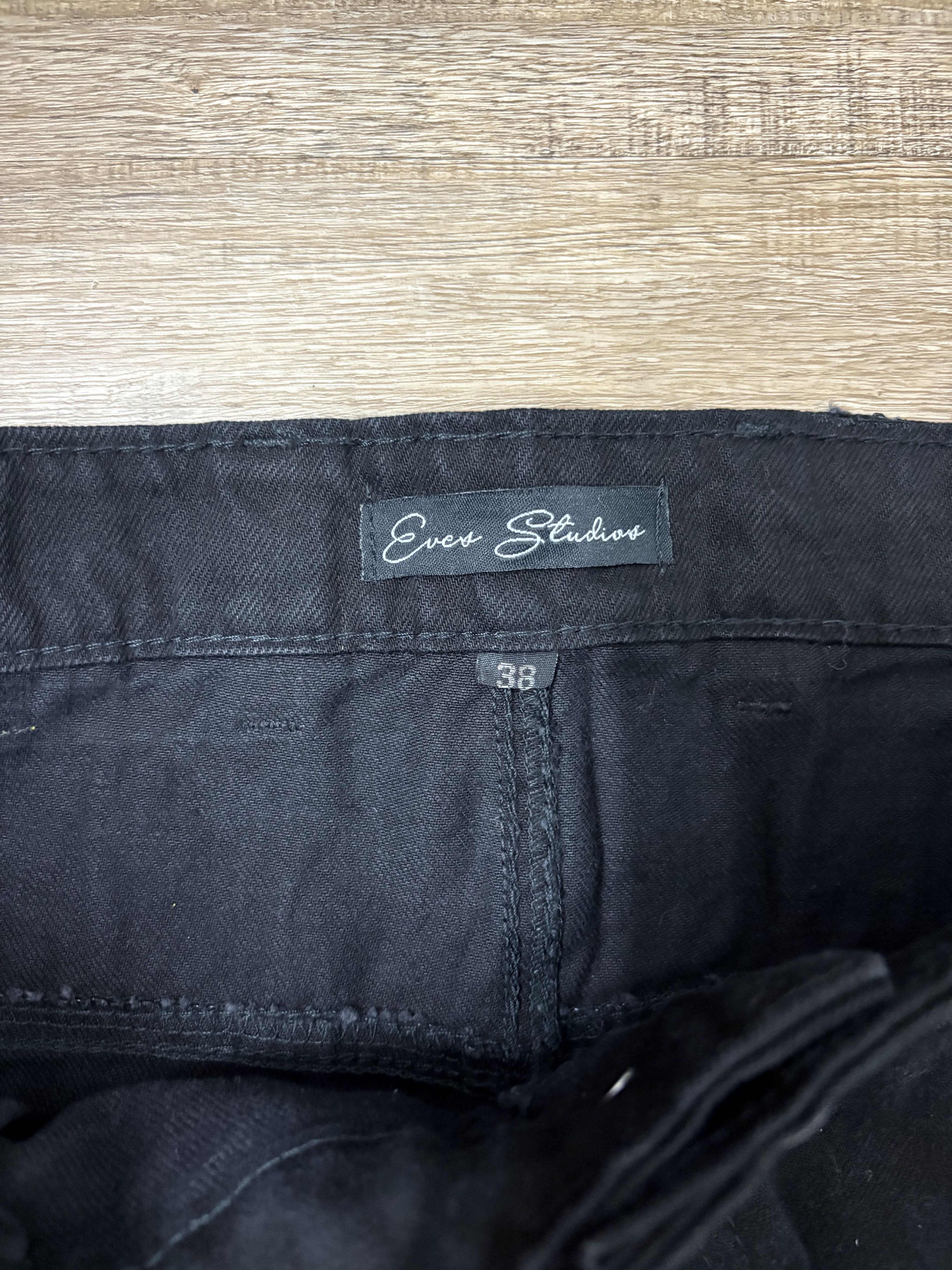 HMDD Eves Studios Black Painter Denim size 38 Size US 38 / EU 54 - 8 Thumbnail