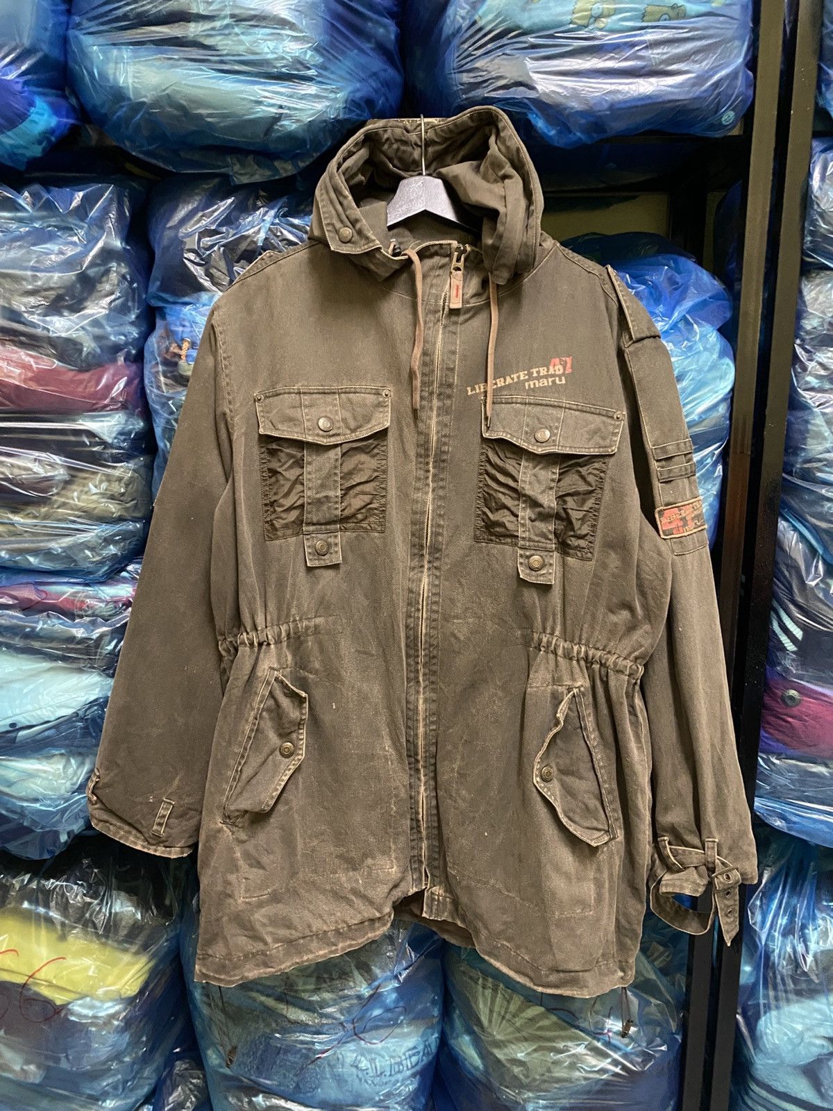 Japanese Brand VINTAGE 90S MARU WORKWEAR PARKA JACKET Size US XL / EU 56 / 4 - 1 Thumbnail