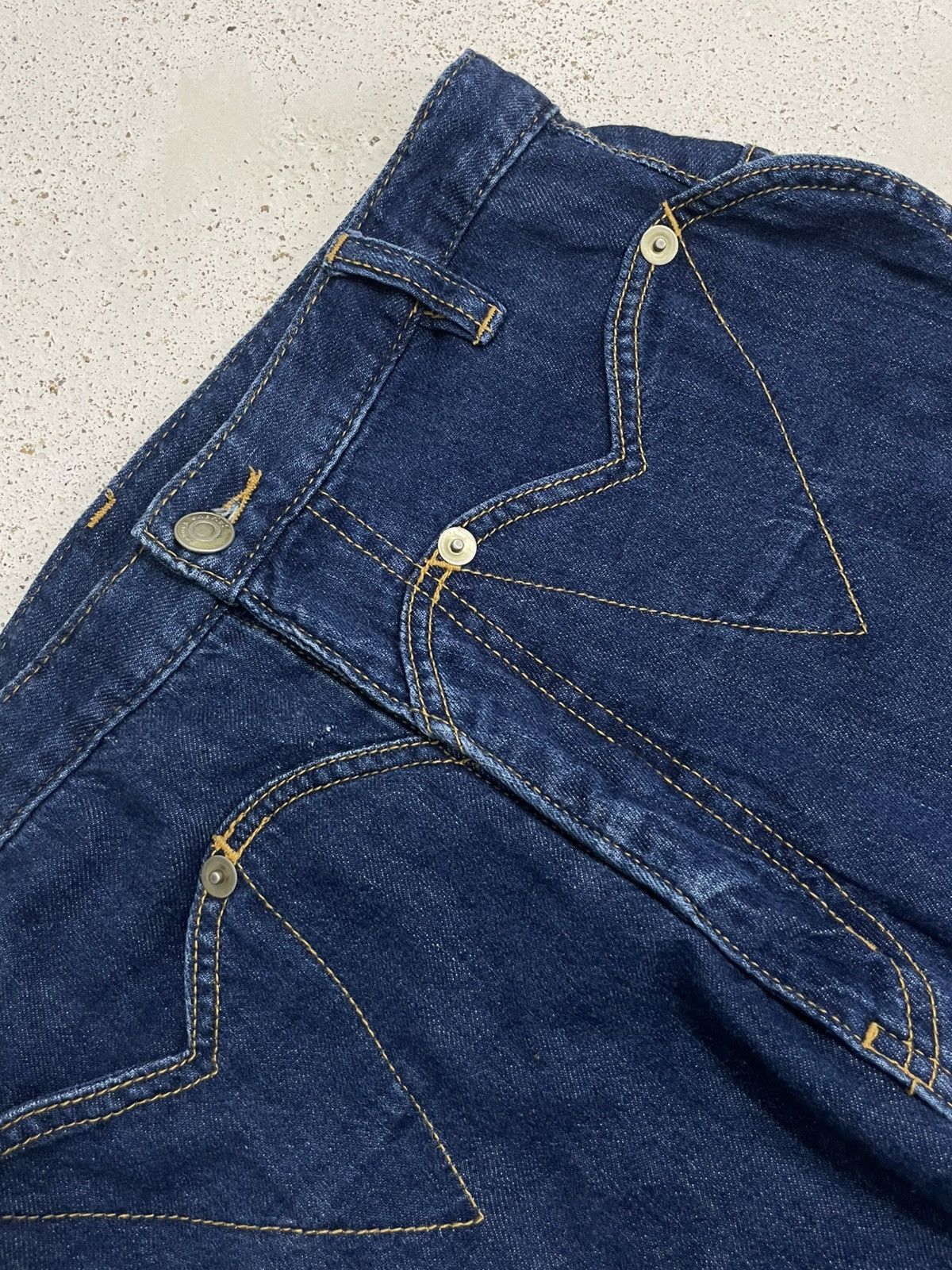 mercibeaucoup Mercibeaucoup Jevous Enprie Drop Crotch Dark Denim Size US 29 - 7 Thumbnail