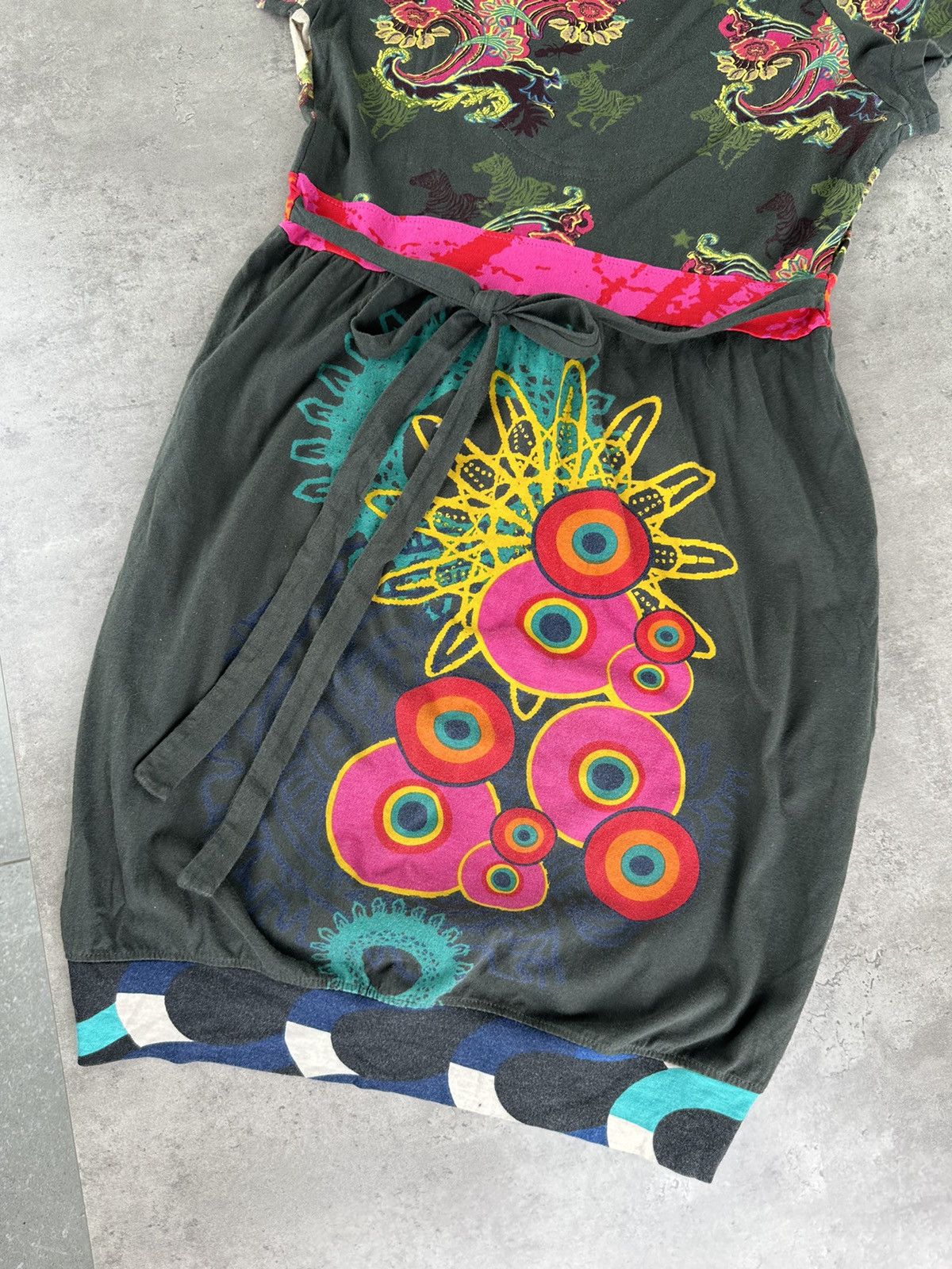 Desigual Desigual Multicolor Printed Dress Size M / US 6-8 / IT 42-44 - 10 Thumbnail