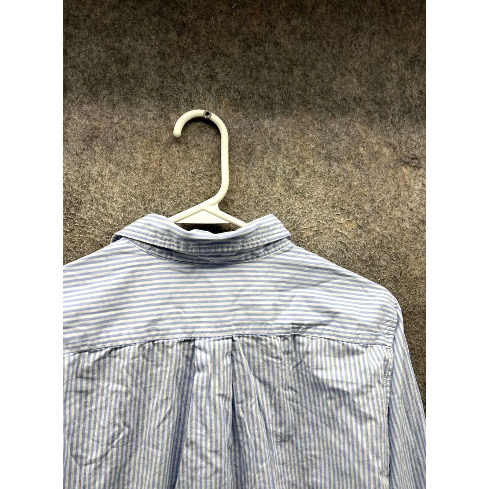 Ralph Lauren Lauren Ralph Lauren Shirt Womens Medium Blue Stripe Button Long Sleeve Casual Shirt Size M / US 6-8 / IT 42-44 - 3 Thumbnail
