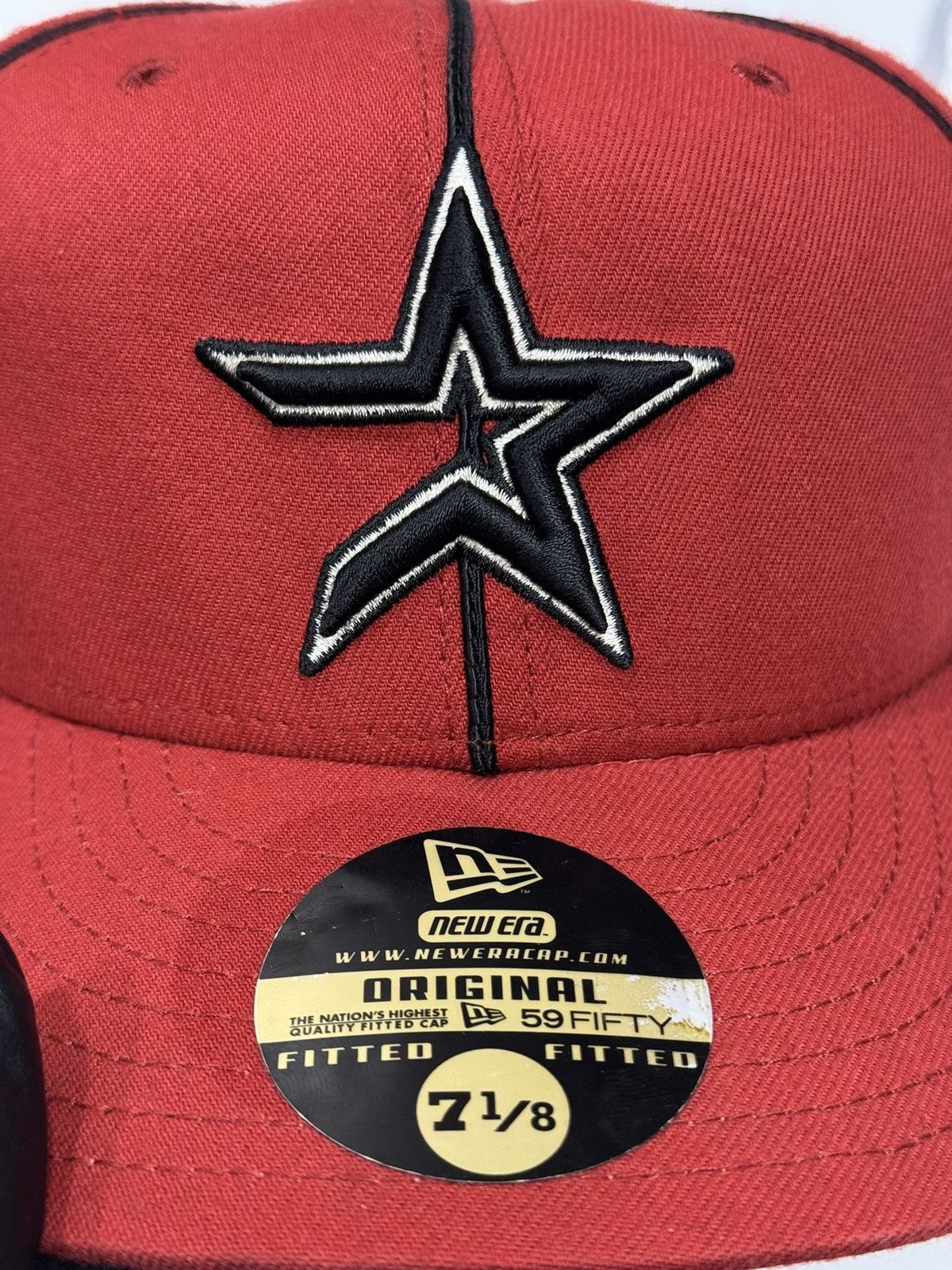 New Era Vintage Astros New Era Fitted Cap Size ONE SIZE - 7 Thumbnail