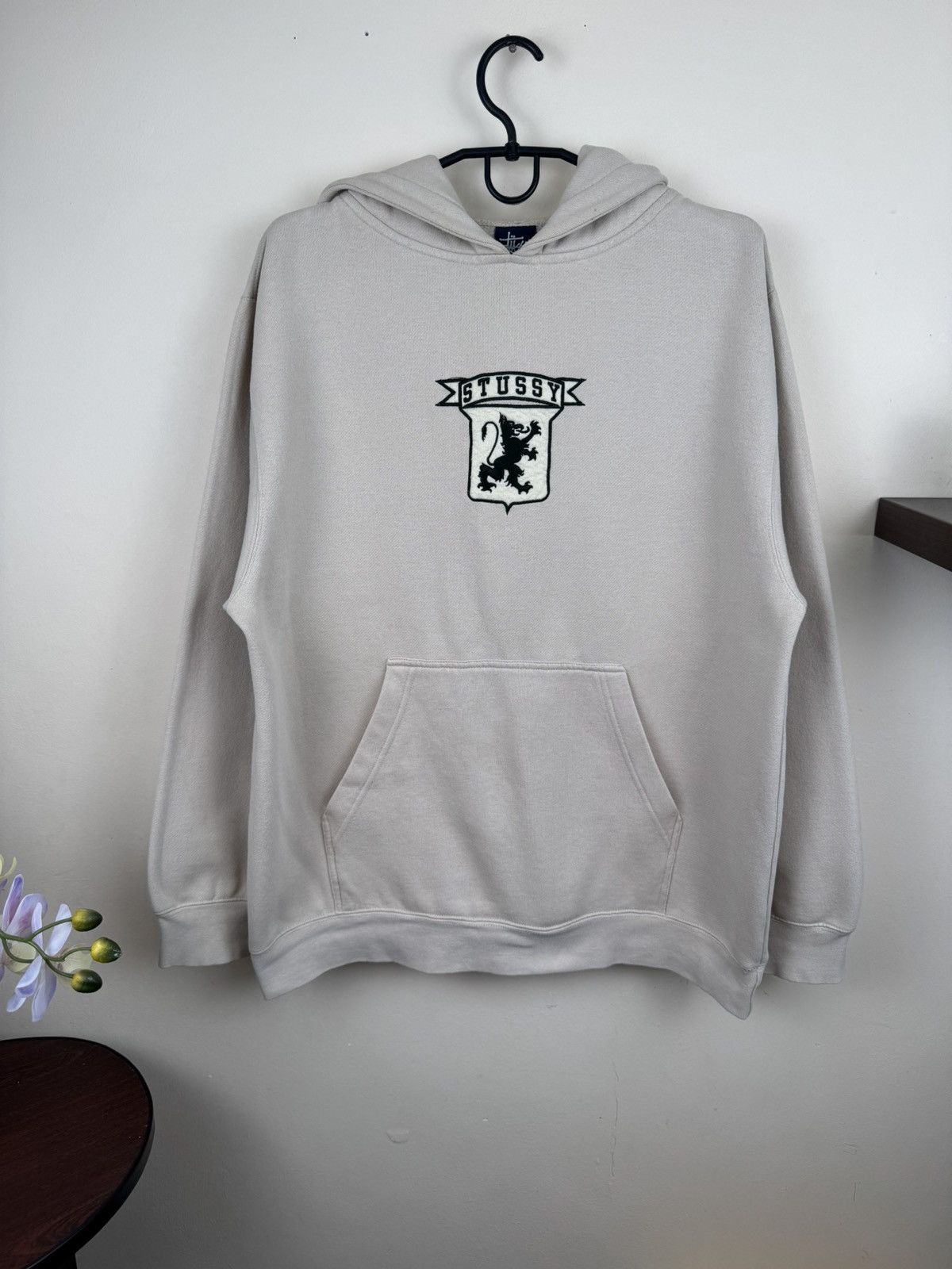 Stussy Vintage Stussy 90s Hong Kong Beige L College Blue Tag Size US L / EU 52-54 / 3 - 5 Thumbnail