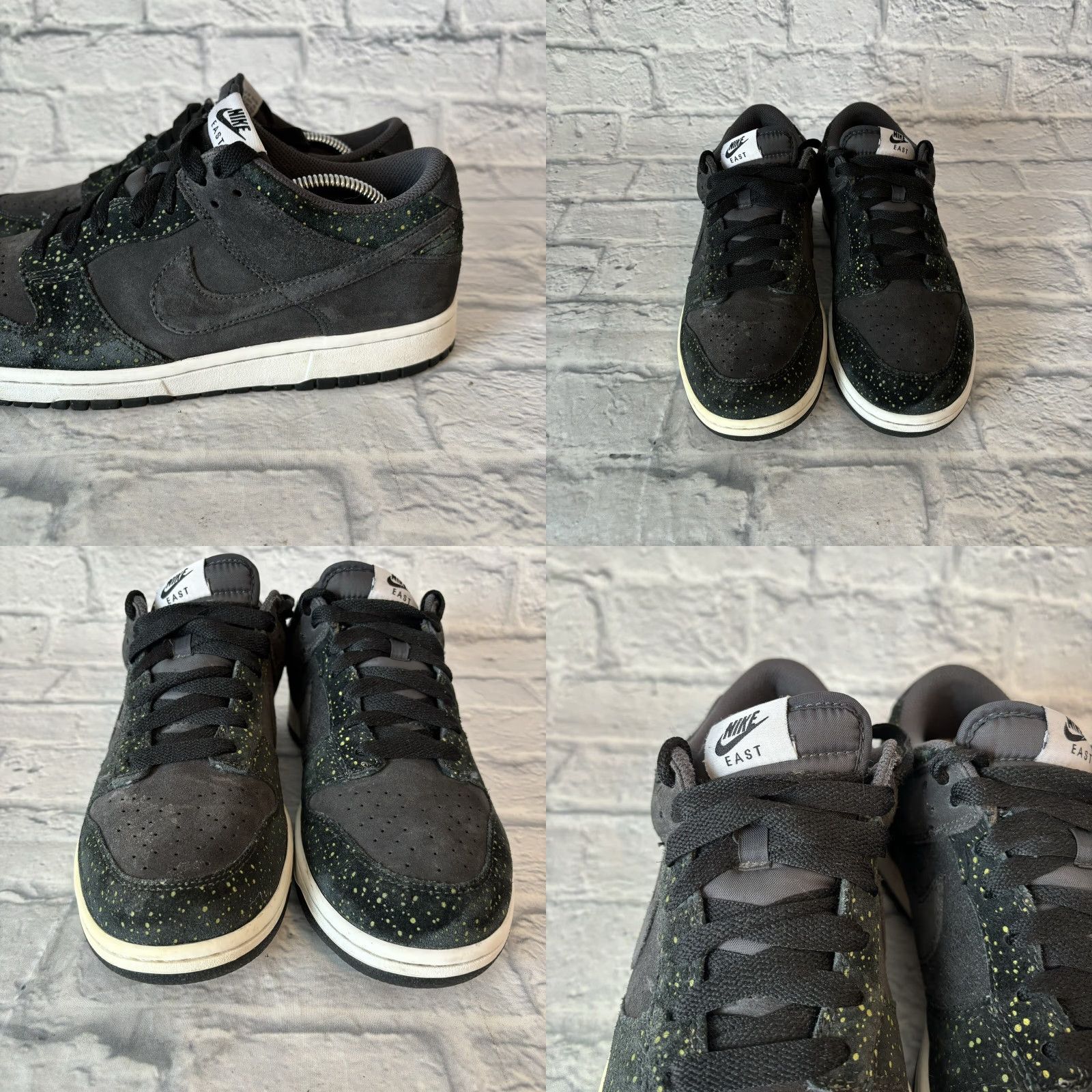 Nike Nike Dunk Low Shoes Men 9.5 Black Speckled Leather Suede 304714 992 Sneaker Low Top Size US 9 / EU 42 - 8 Thumbnail