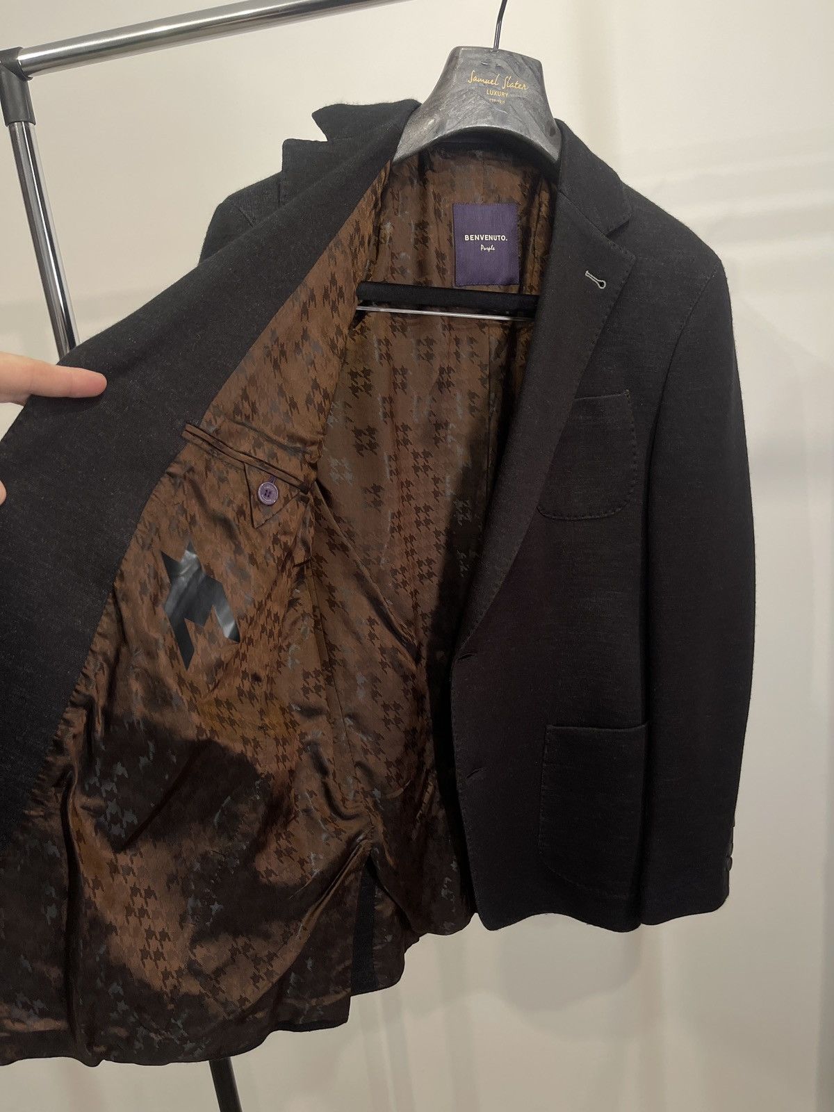 BENVENUTO. Rare benvenuto blazer classic jacket sport coat Size 38R - 5 Thumbnail