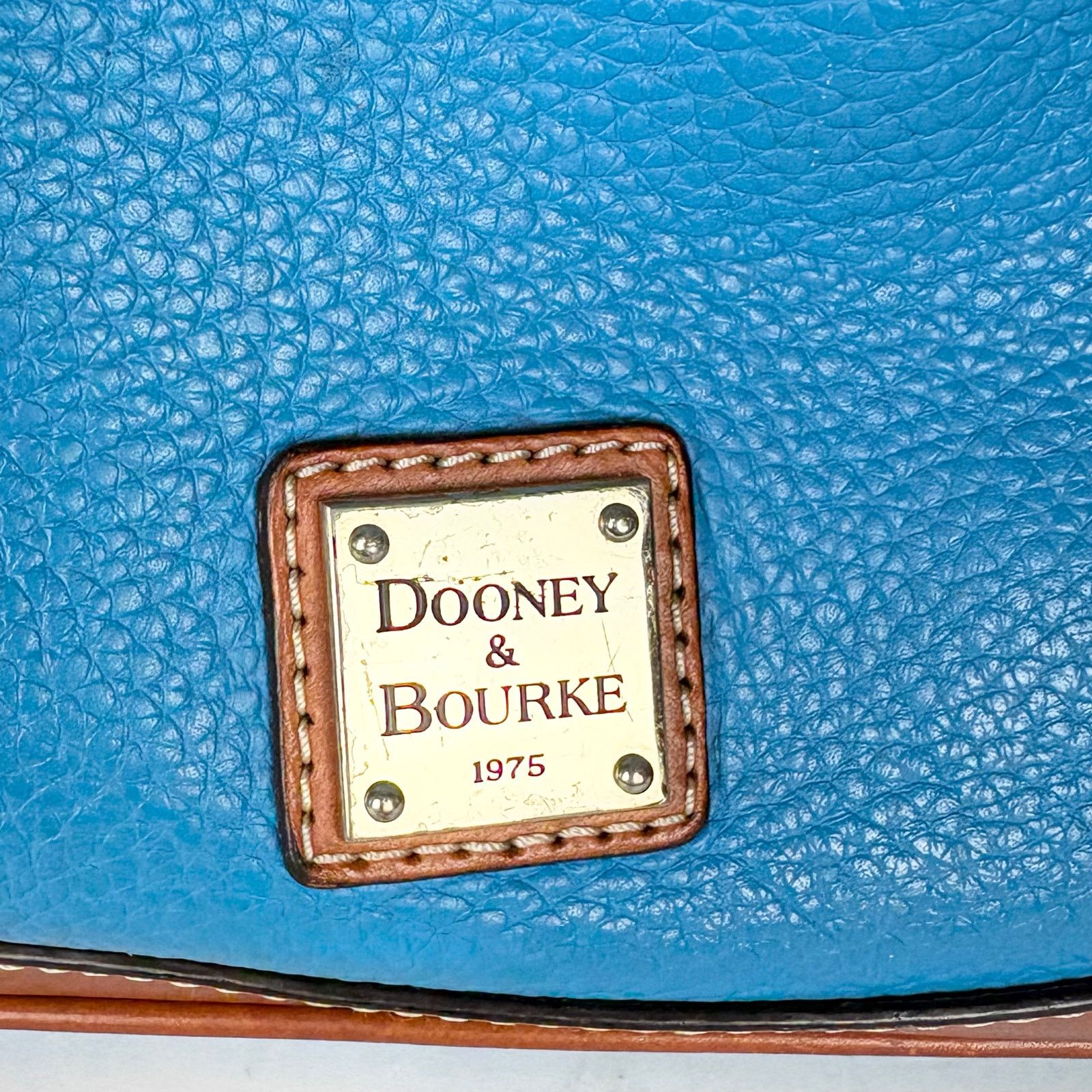Dooney & Bourke Dooney & Bourke Zip Zip Pebble Grain Domed Satchel Blue Size ONE SIZE - 12 Thumbnail