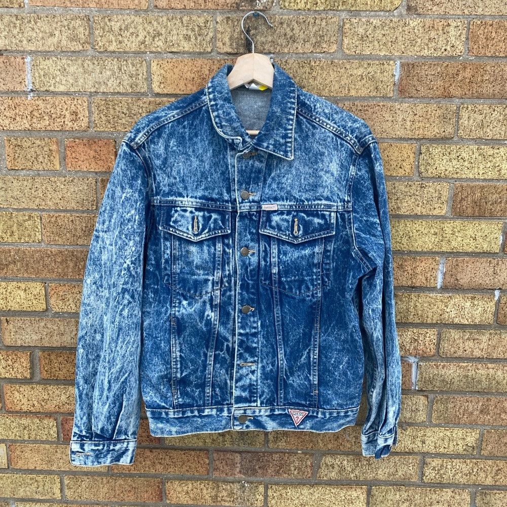 Guess × Vintage Vintage 1986 Georges Marciano For Guess Denim Jacket Men's Size US M / EU 48-50 / 2 - 2 Thumbnail