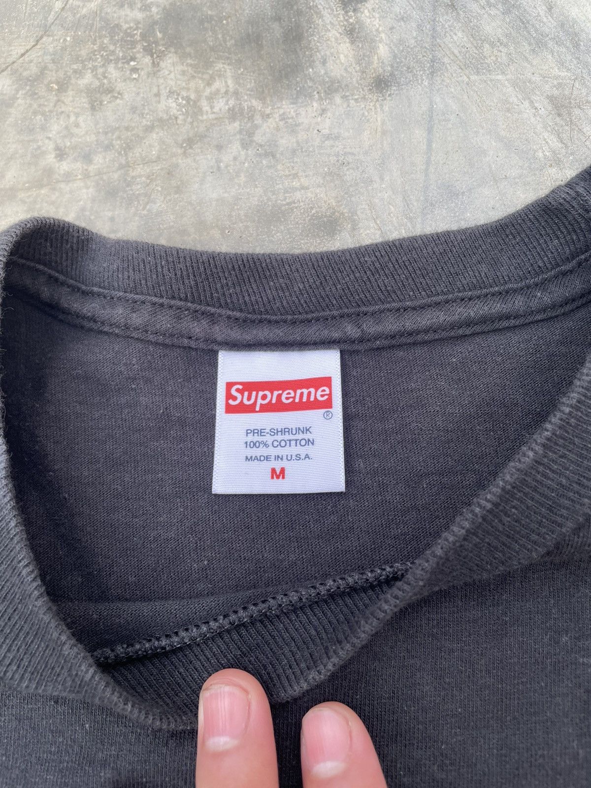 Designer × Supreme FW19 SUPREME Bite Me Tee - Black Size US M / EU 48-50 / 2 - 5 Thumbnail