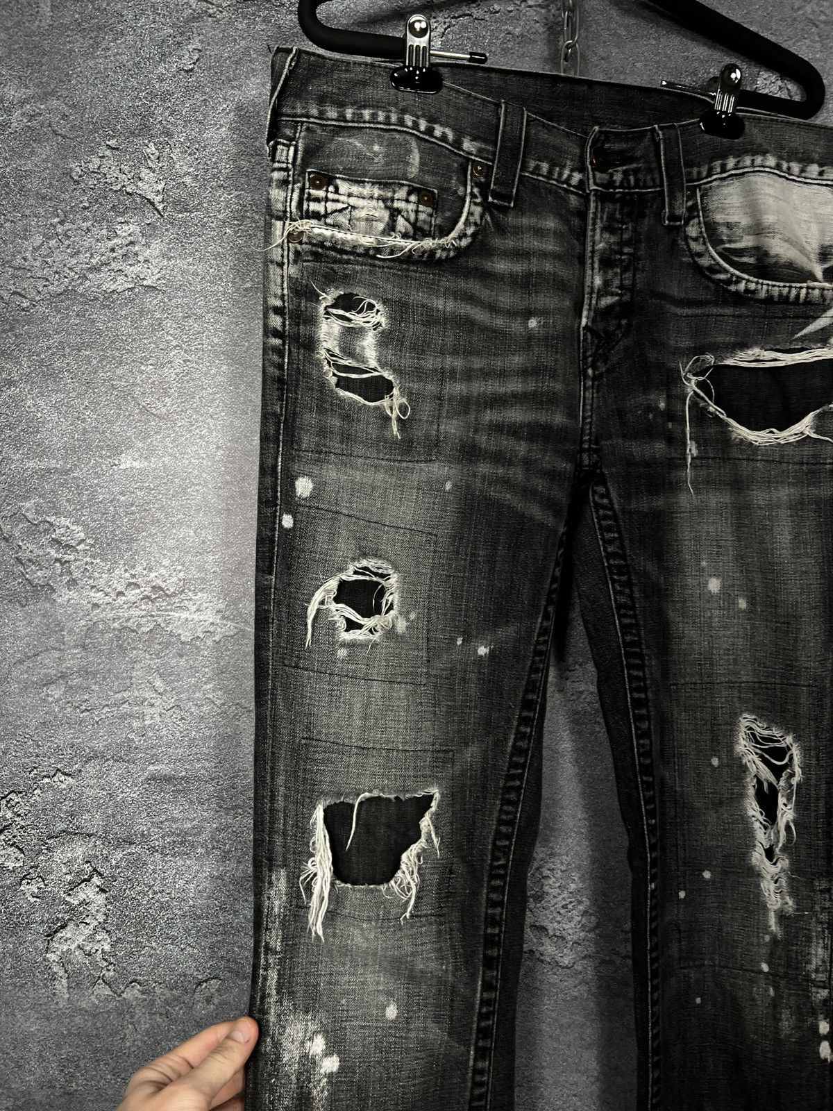 True Religion True Religon Rocco Distressed Jeans Size 32 Size US 32 / EU 48 - 11 Thumbnail