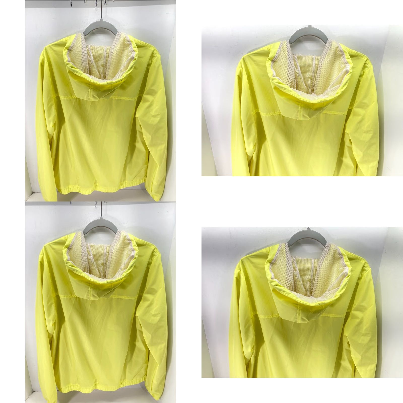 Vans VANS Kastle Turvey Windbreaker Jacket Womens L Yellow Zip Up Hooded Drawstring Jacket Size L / US 10 / IT 46 - 8 Thumbnail